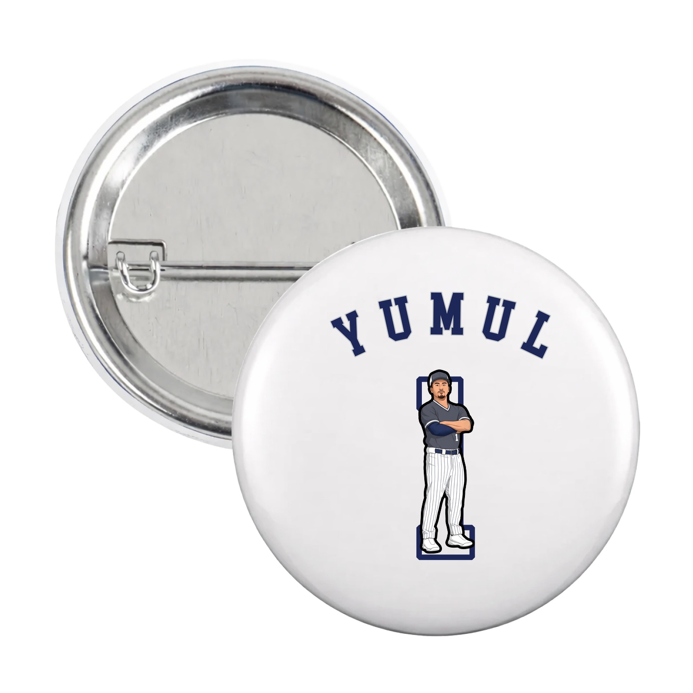 Game Day Button — Shirsey Arch in White