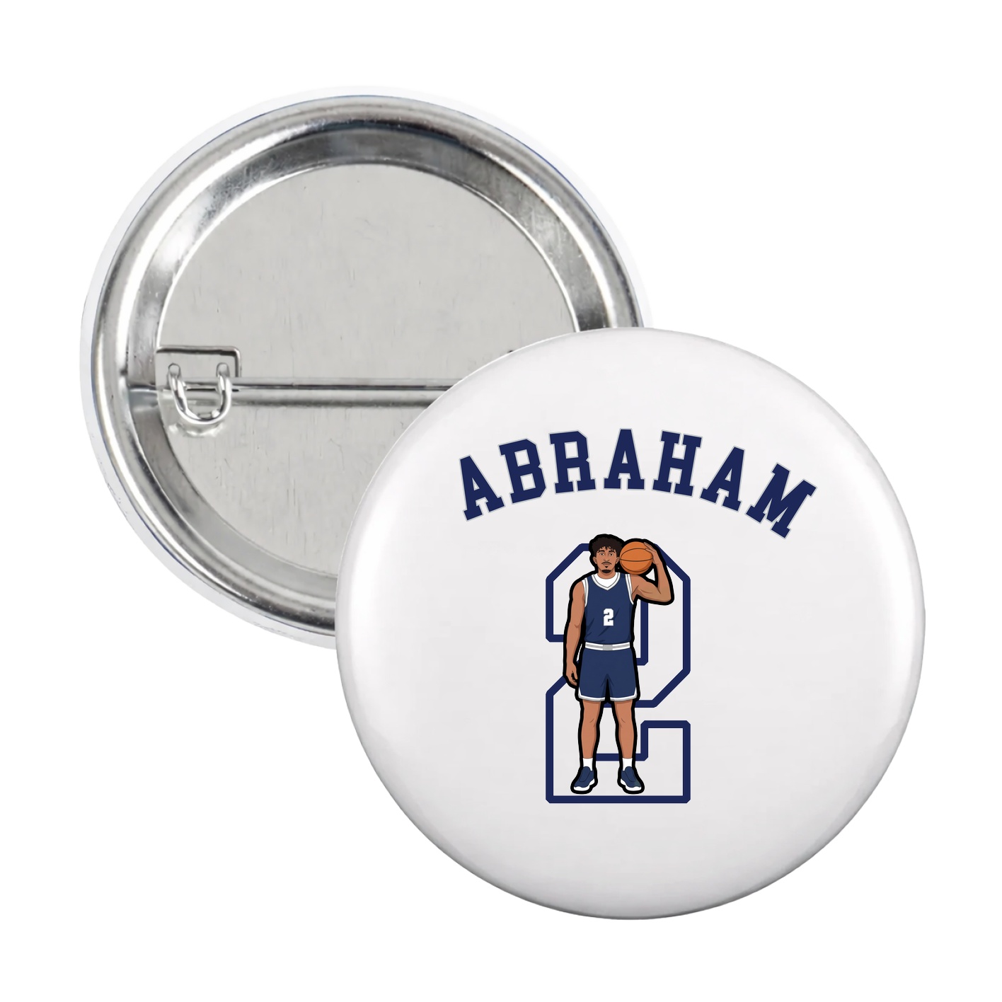 Game Day Button — Shirsey Arch in White
