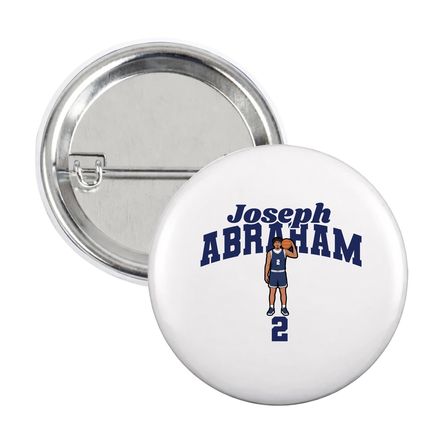 Game Day Button — Signature Arch in White