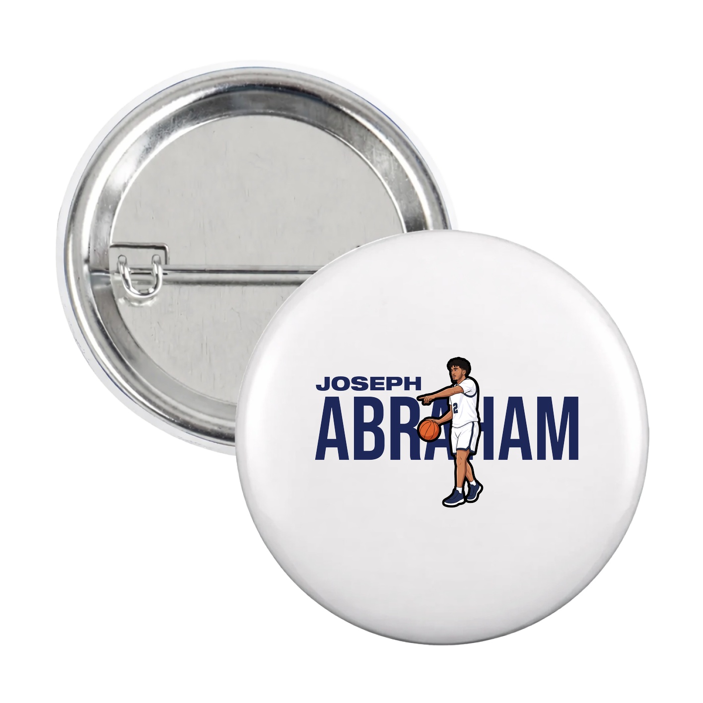 Game Day Button — Player Name in White