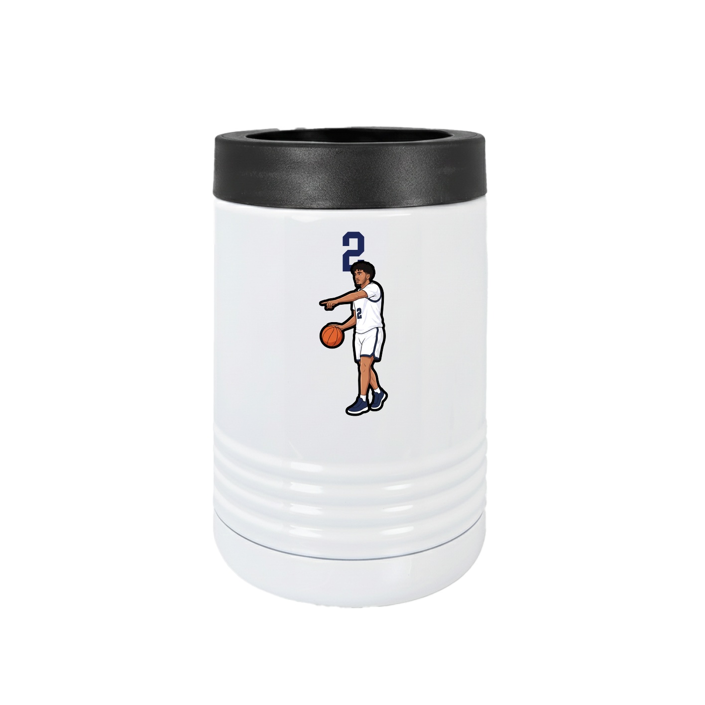 Beverage Holder — Number Top in White