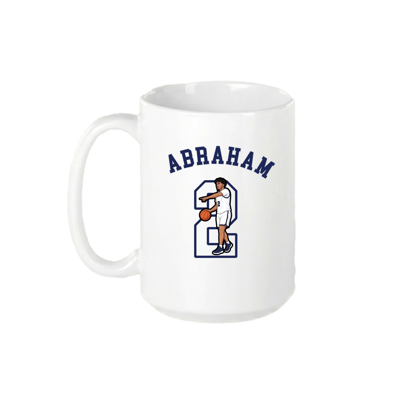 15oz Coffee Mug — Shirsey Arch in White