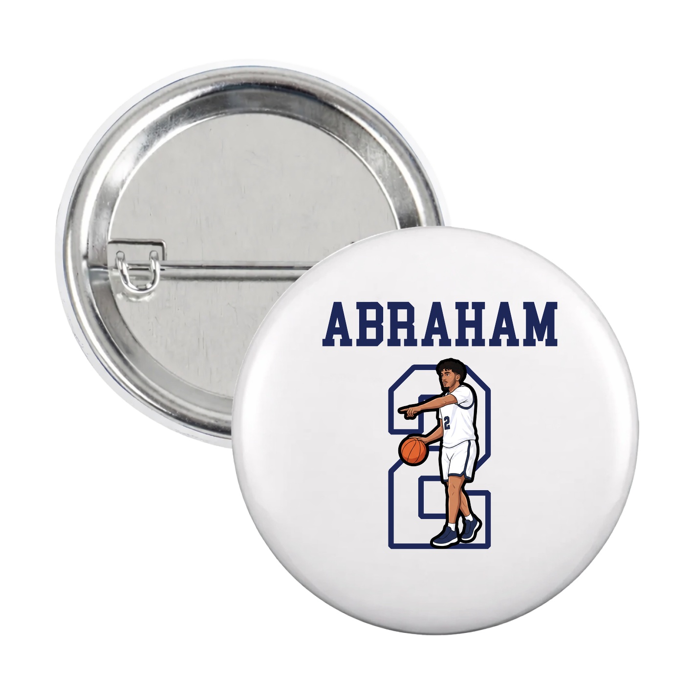 Game Day Button — Shirsey in White