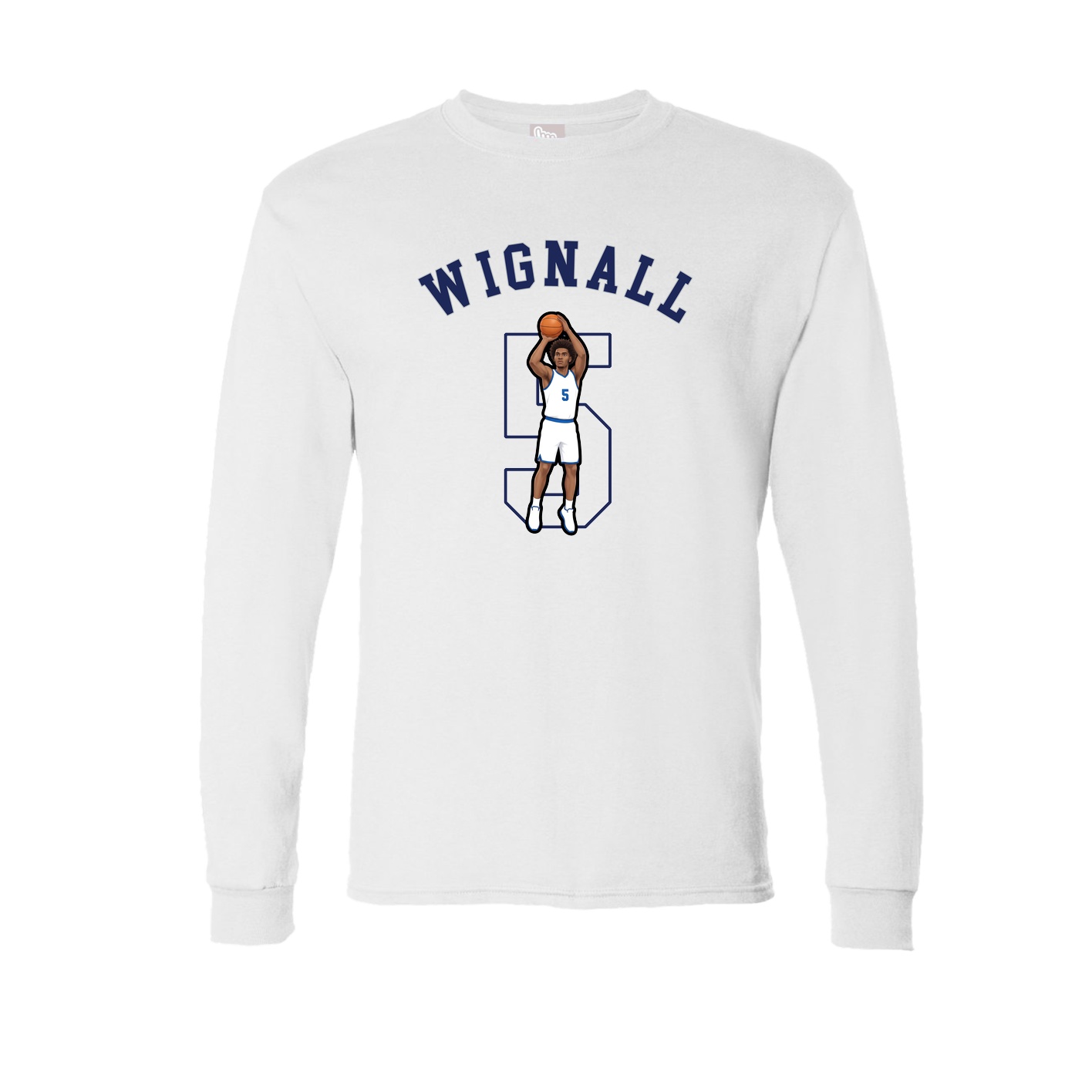 Long Sleeve Tee — Shirsey Arch in White