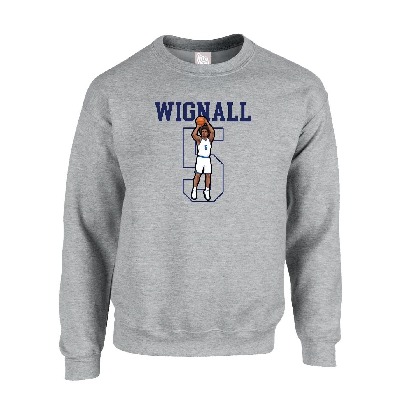 Fleece Crew — Shirsey in Grey