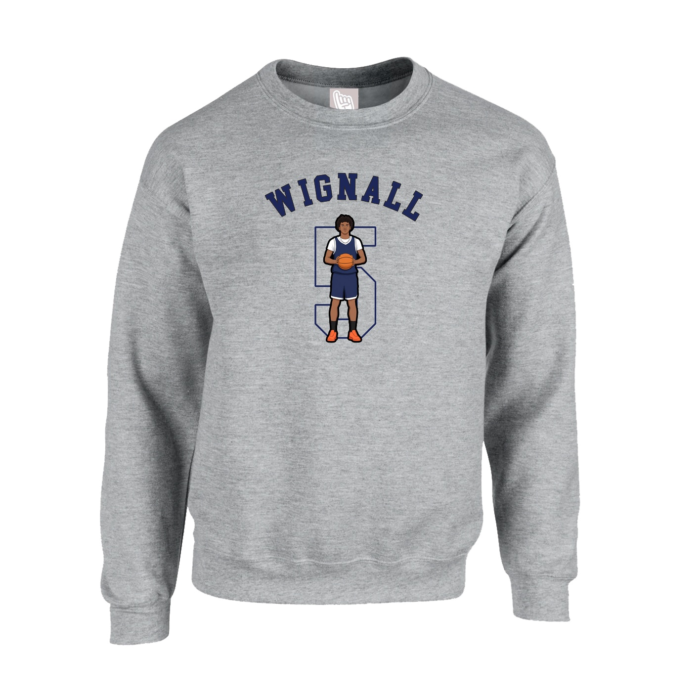 Fleece Crew — Shirsey Arch in Grey