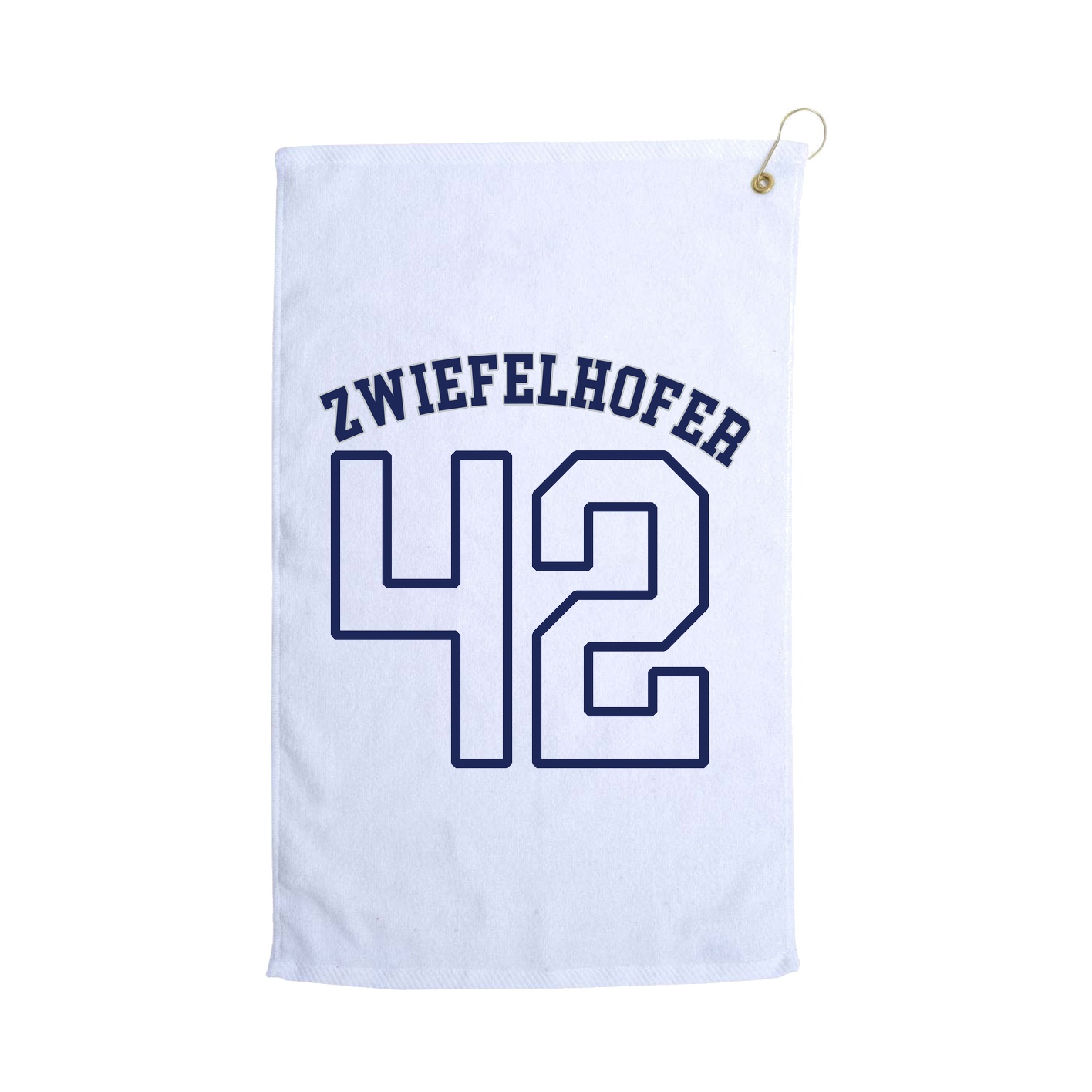 Golf Towel — Shirsey Arch in White
