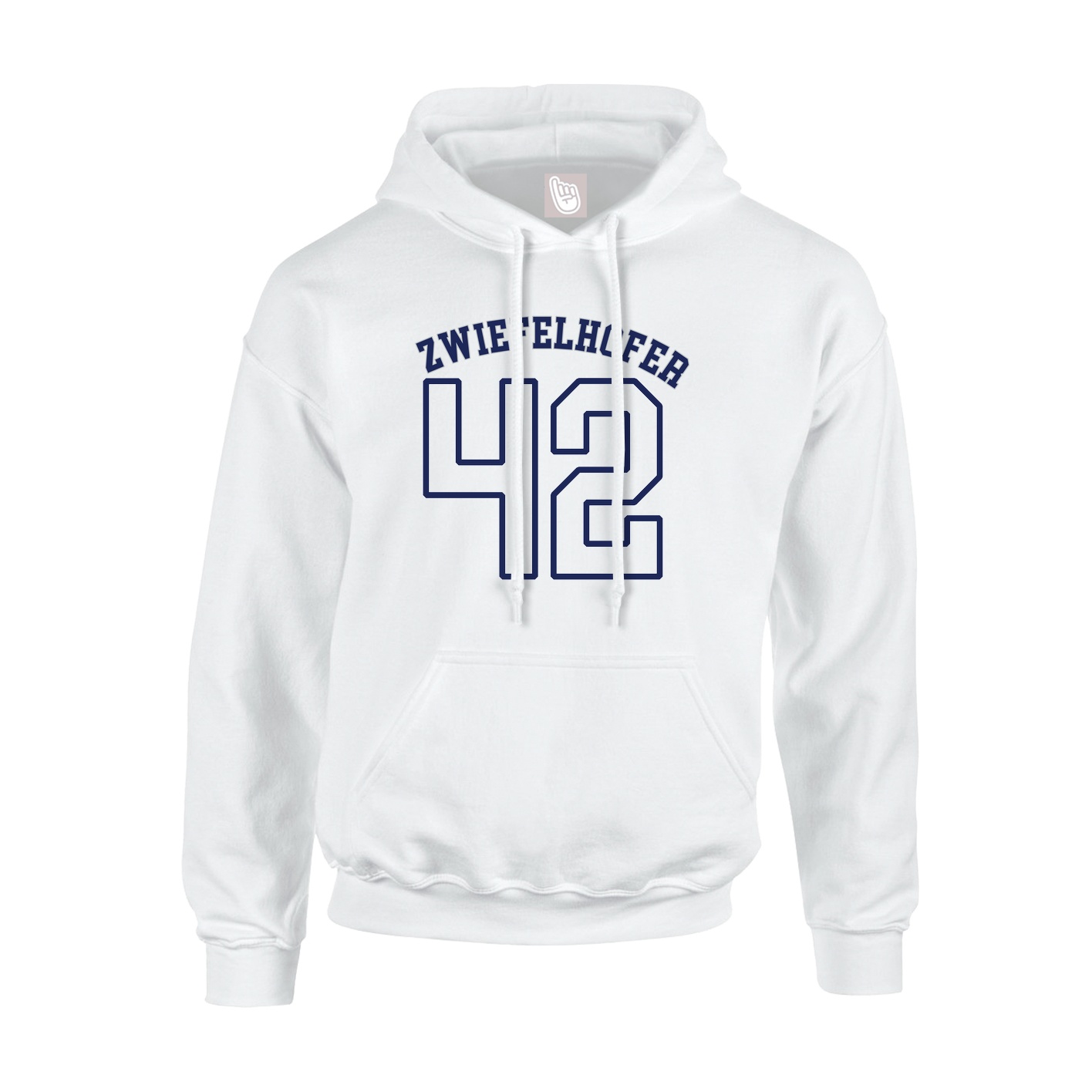 Hoodie — Shirsey Arch in White