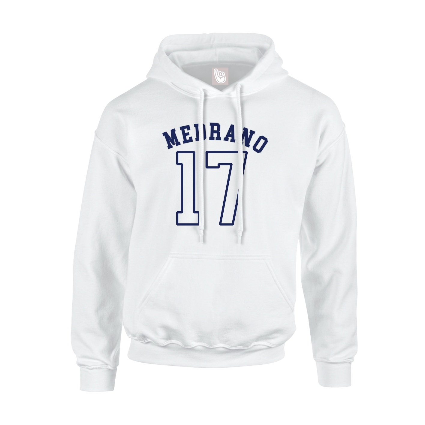 Hoodie — Shirsey Arch in White