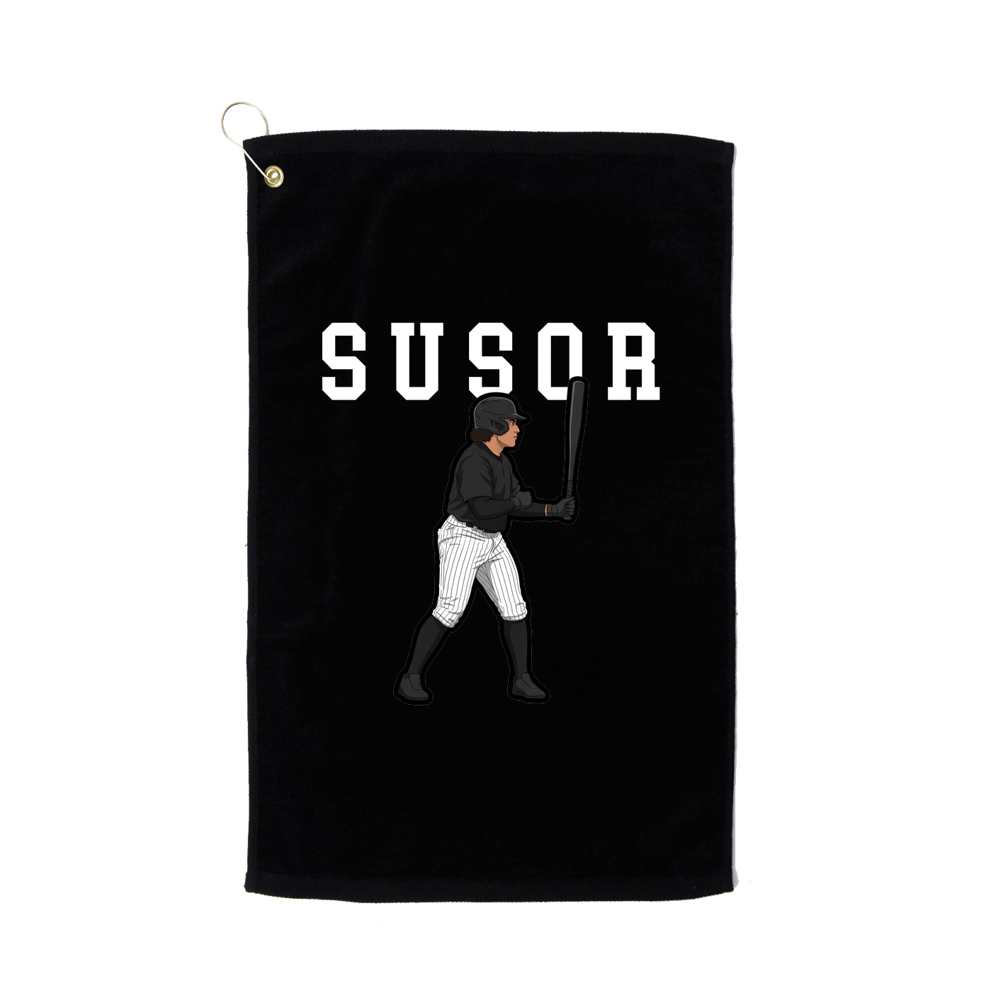 Golf Towel — Classic in Black