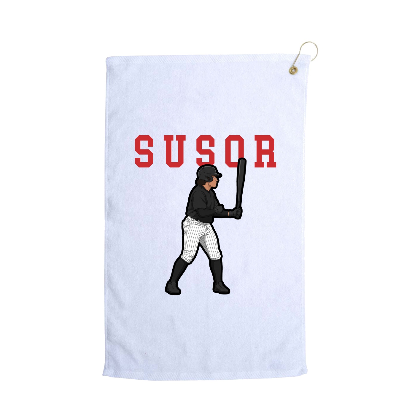 Golf Towel — Classic in White