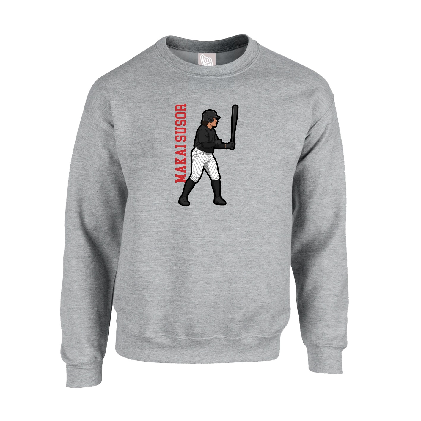 Fleece Crew — Classic in Grey