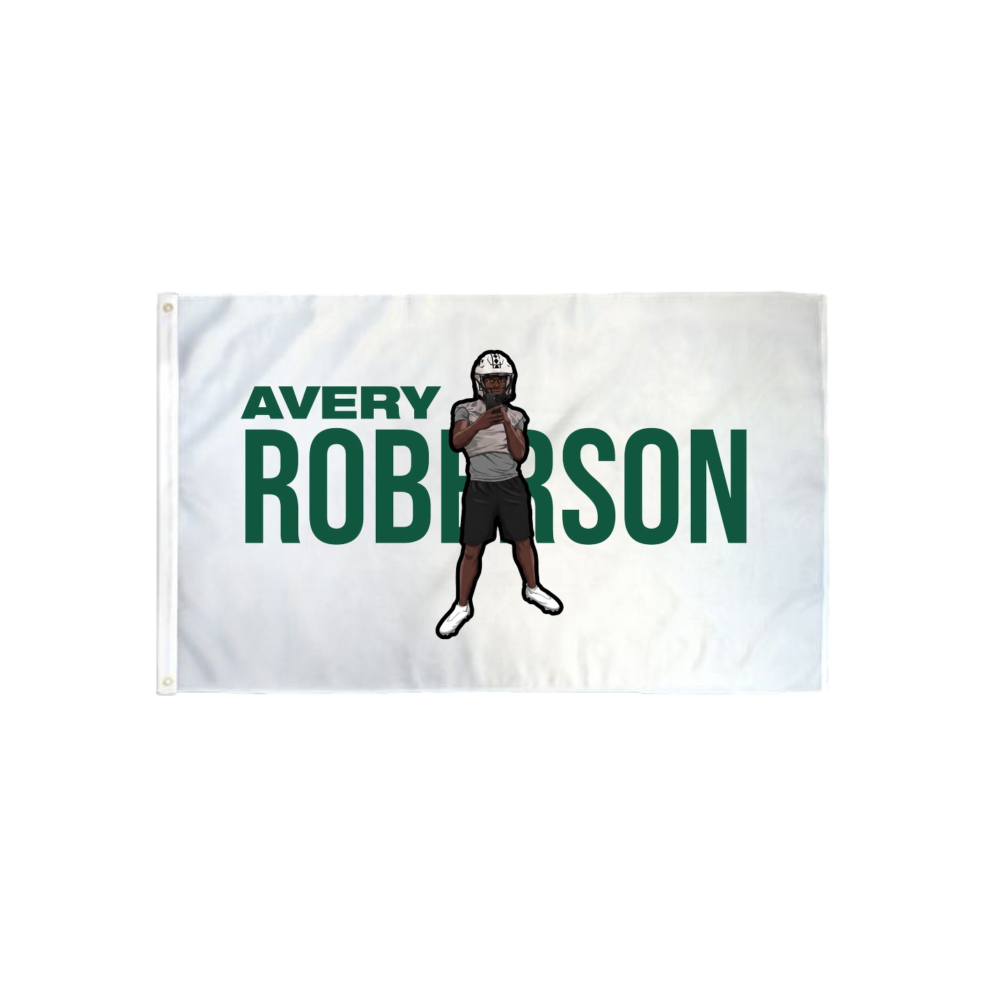 3x5 Flag — Player Name in Classic
