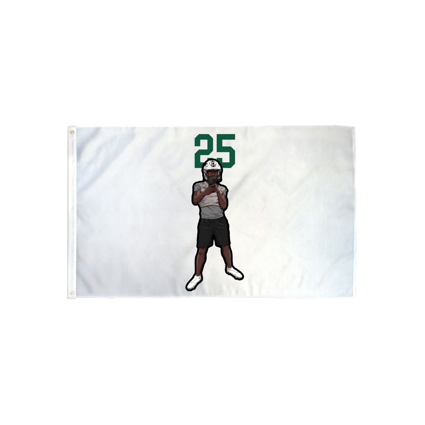 3x5 Flag — Number Top in Classic