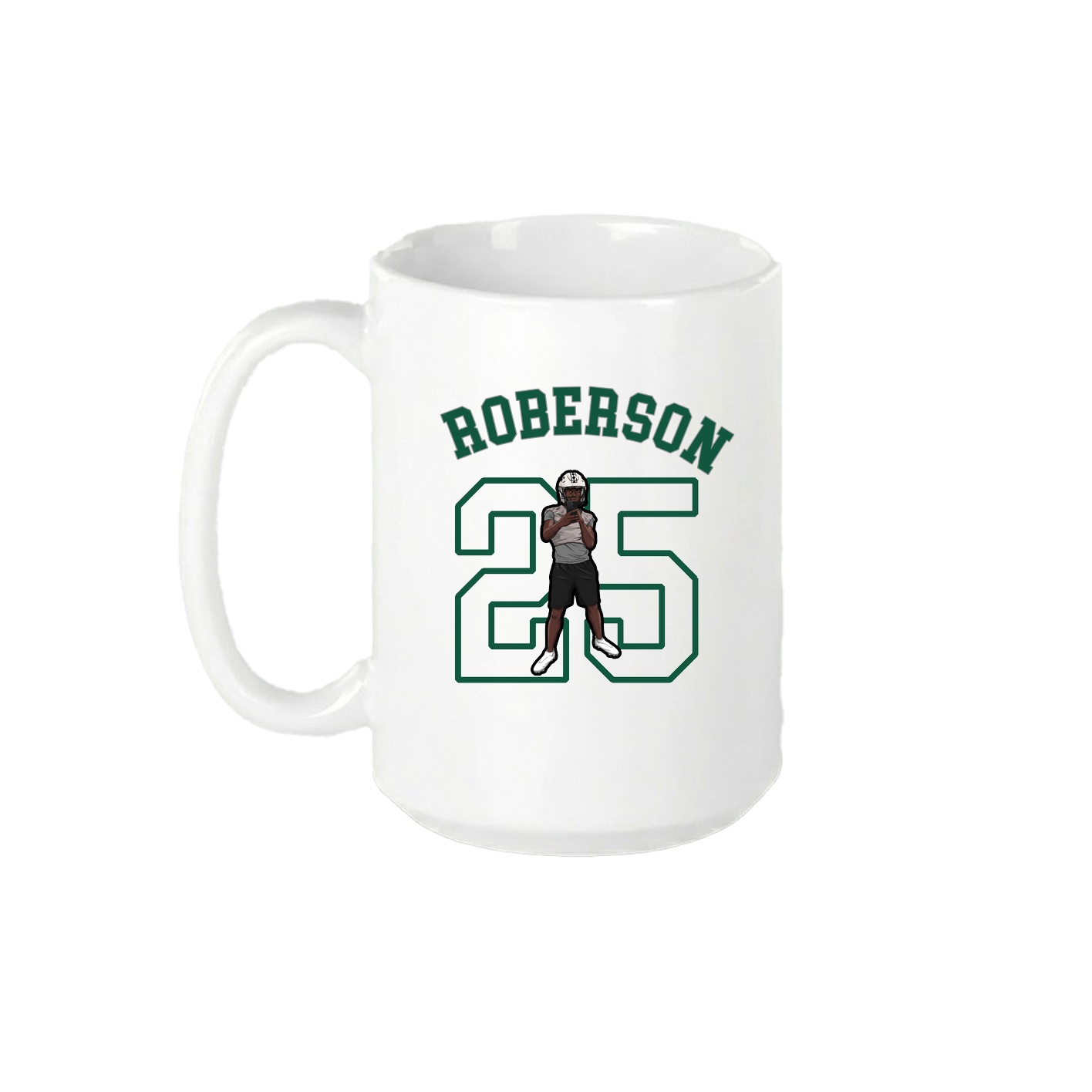 15oz Coffee Mug — Shirsey Arch in White