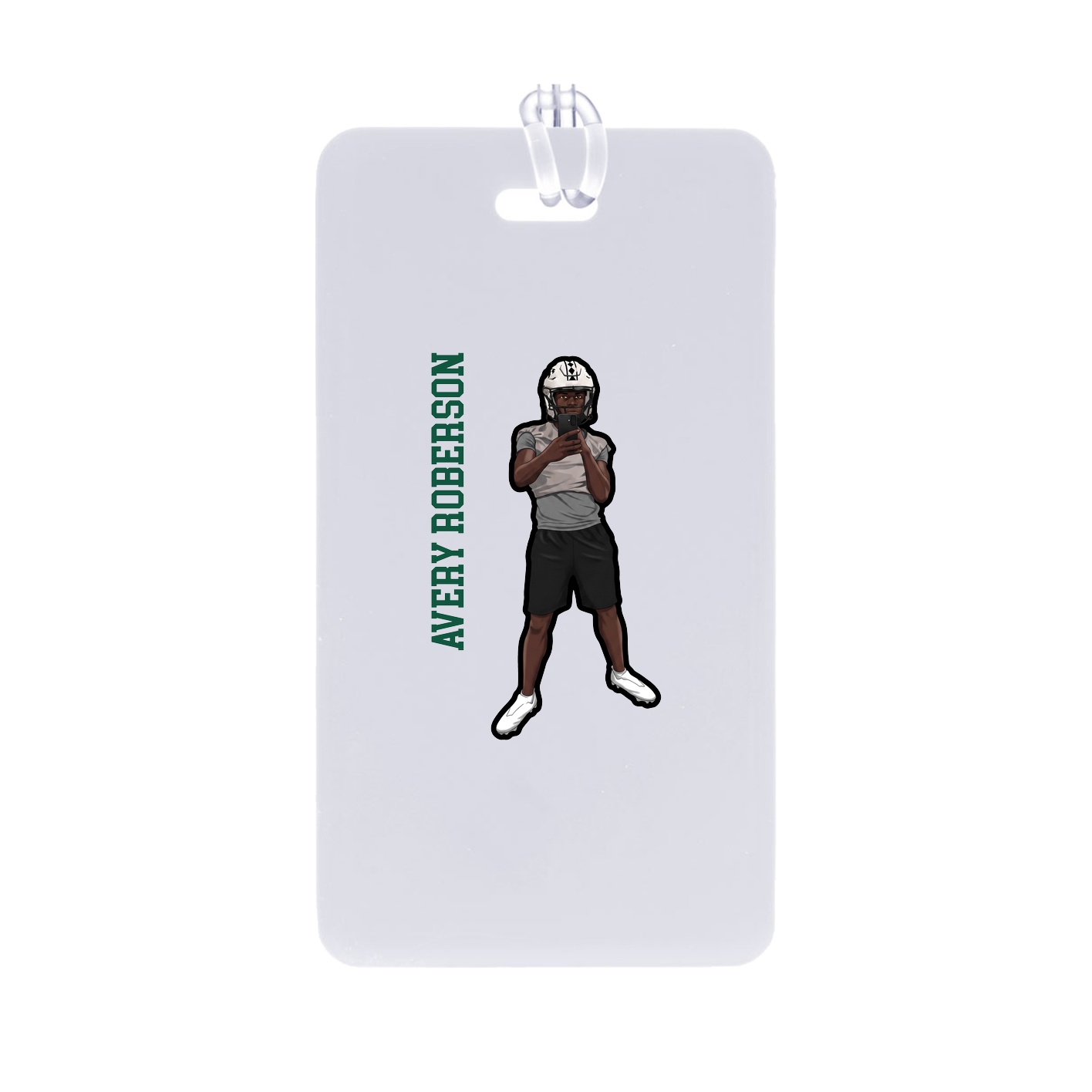 Bag Tag — Name Vertical in Classic