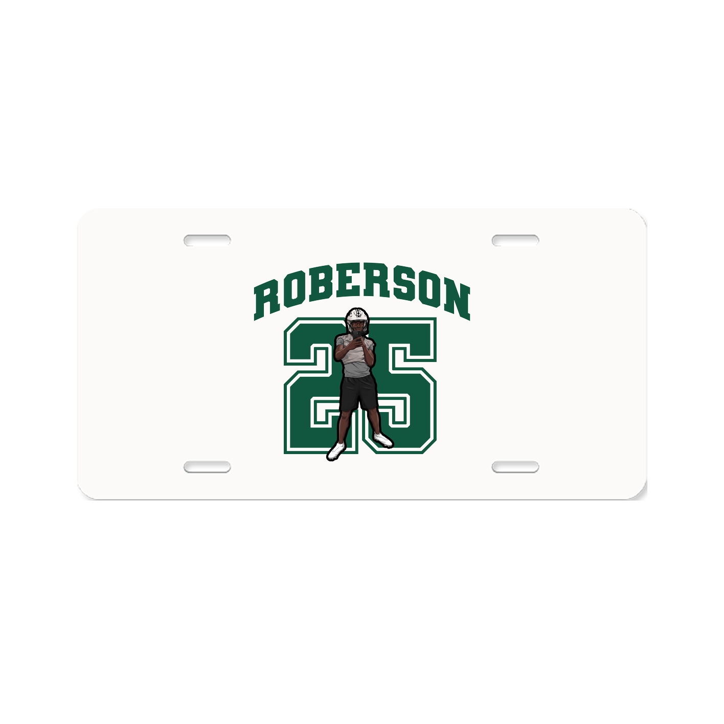 License Plate — Number in Classic