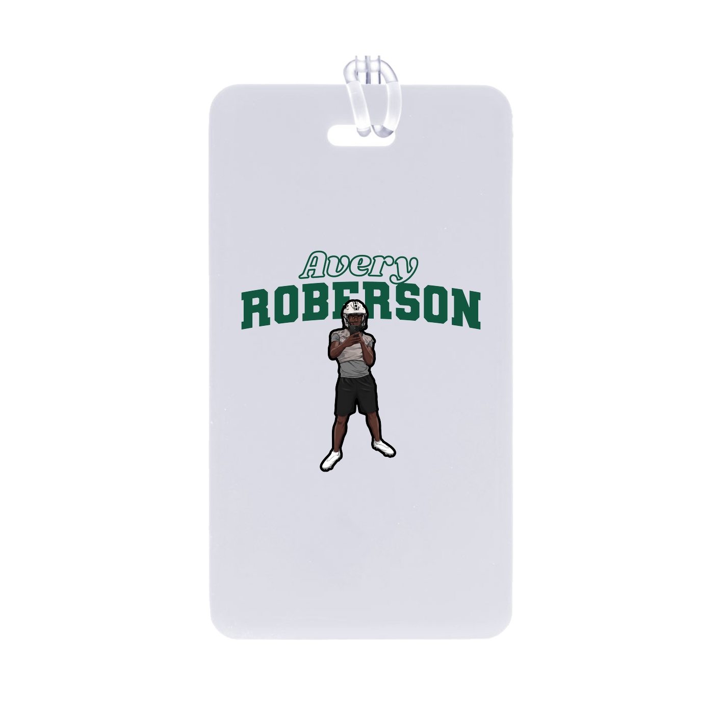 Bag Tag — Name Arch in Classic