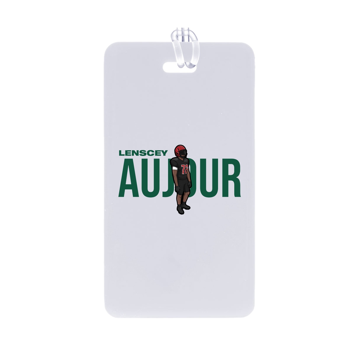 Bag Tag — Player Name in Classic