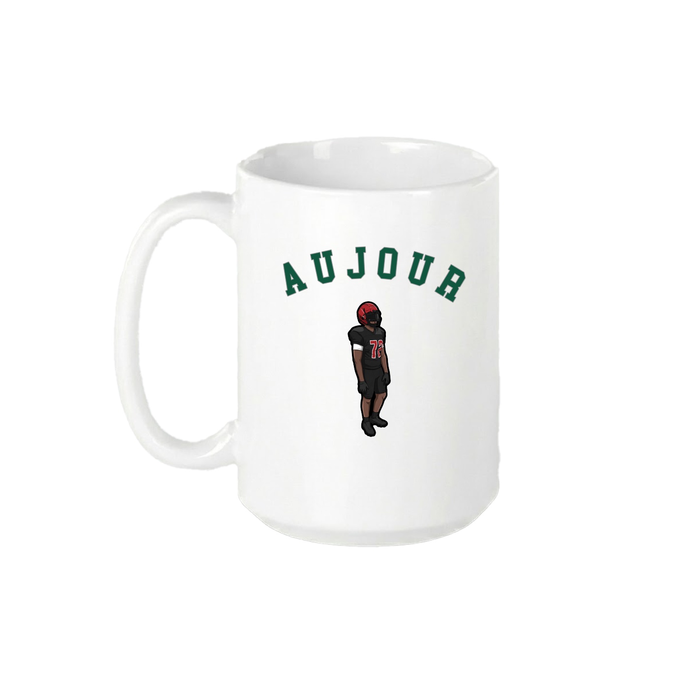 15oz Coffee Mug — Shirsey Arch in White