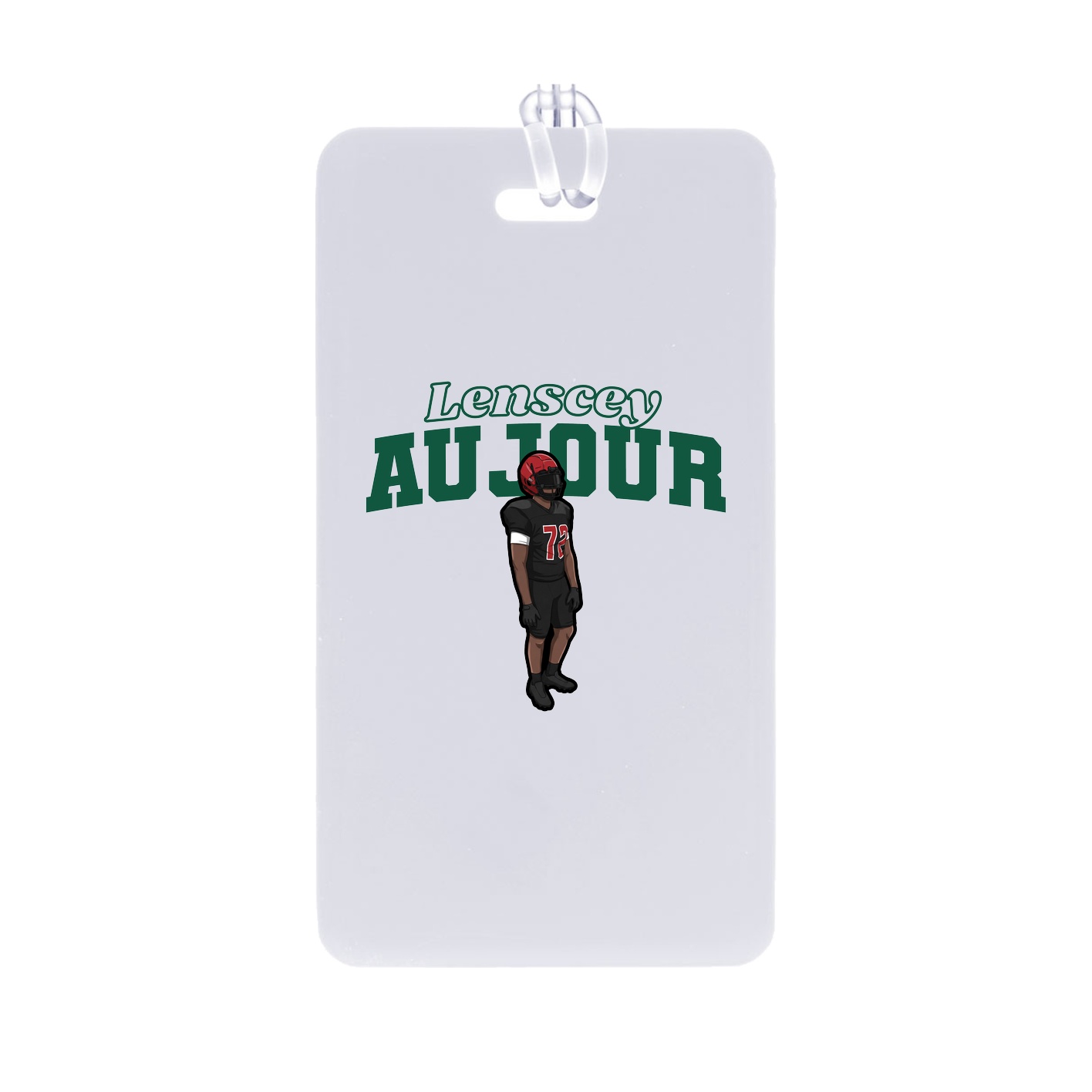 Bag Tag — Name Arch in Classic
