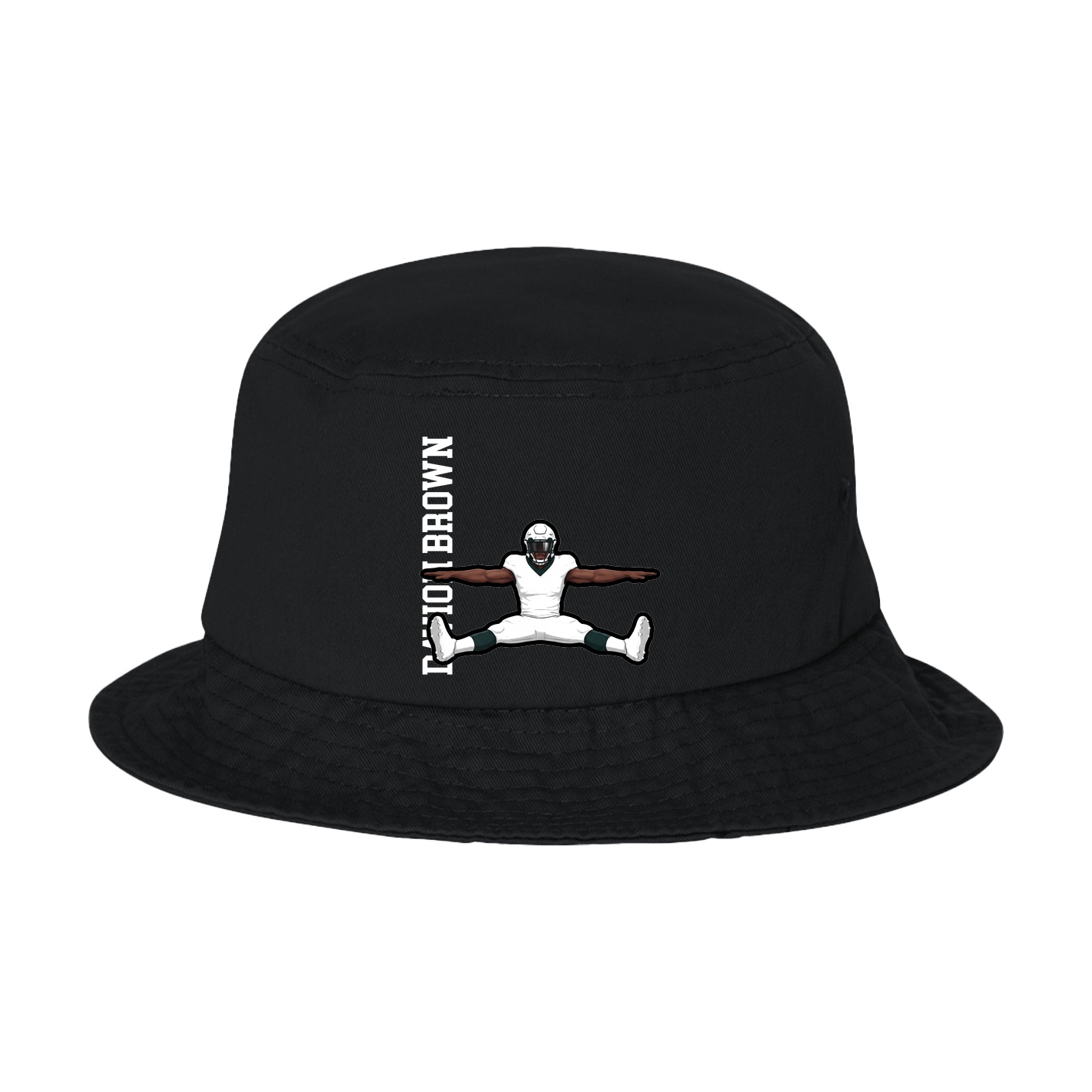 Bucket Cap — Name Vertical in Black