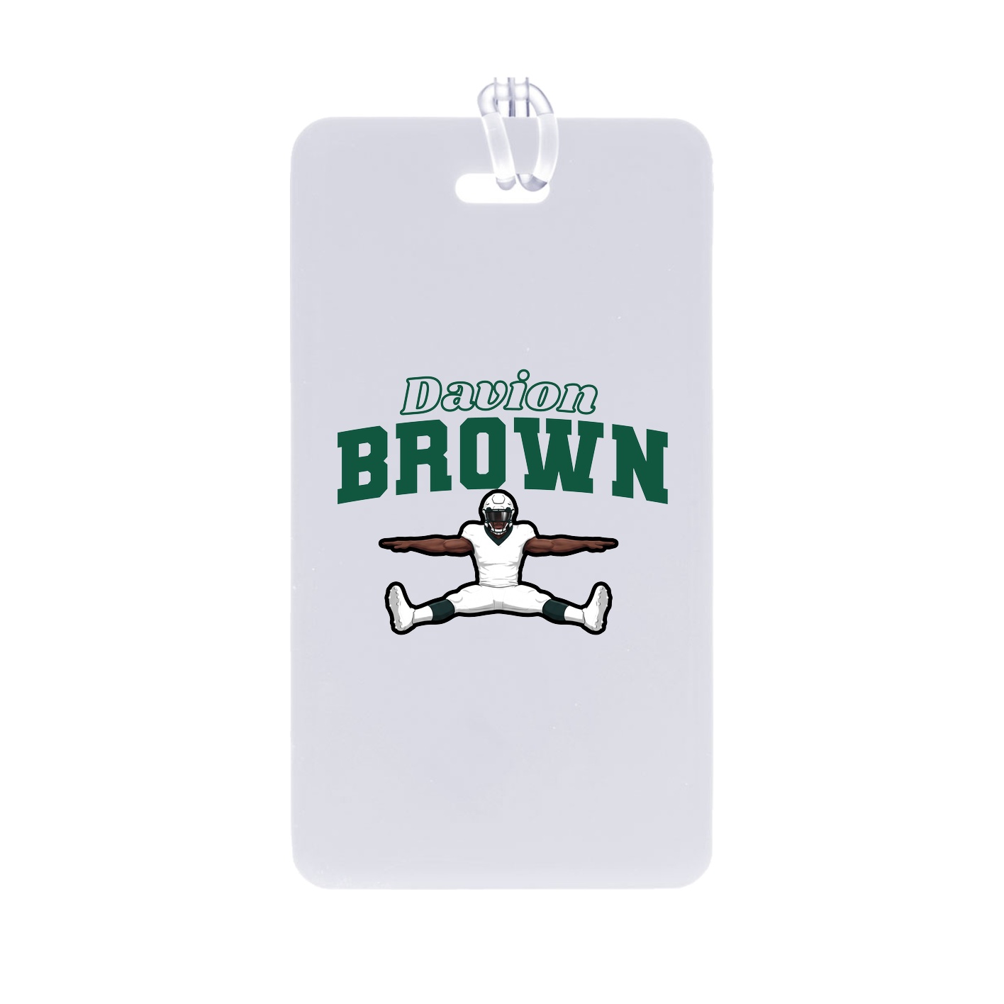 Bag Tag — Name Arch in Classic