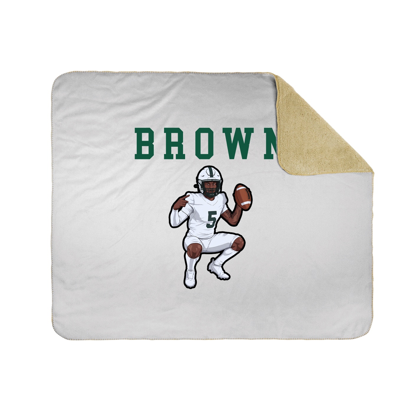 Throw Blanket — Shirsey in White
