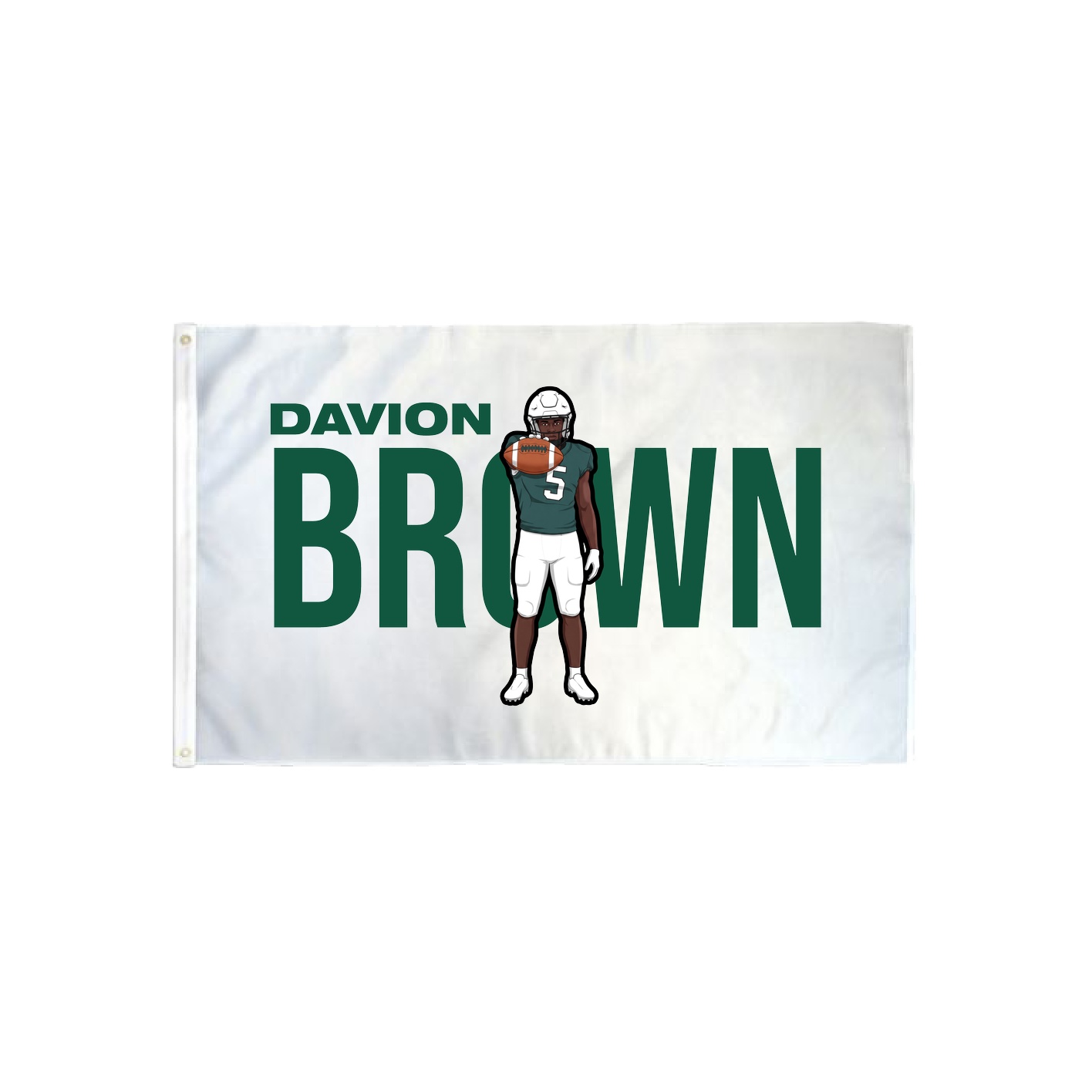 3x5 Flag — Player Name in Classic