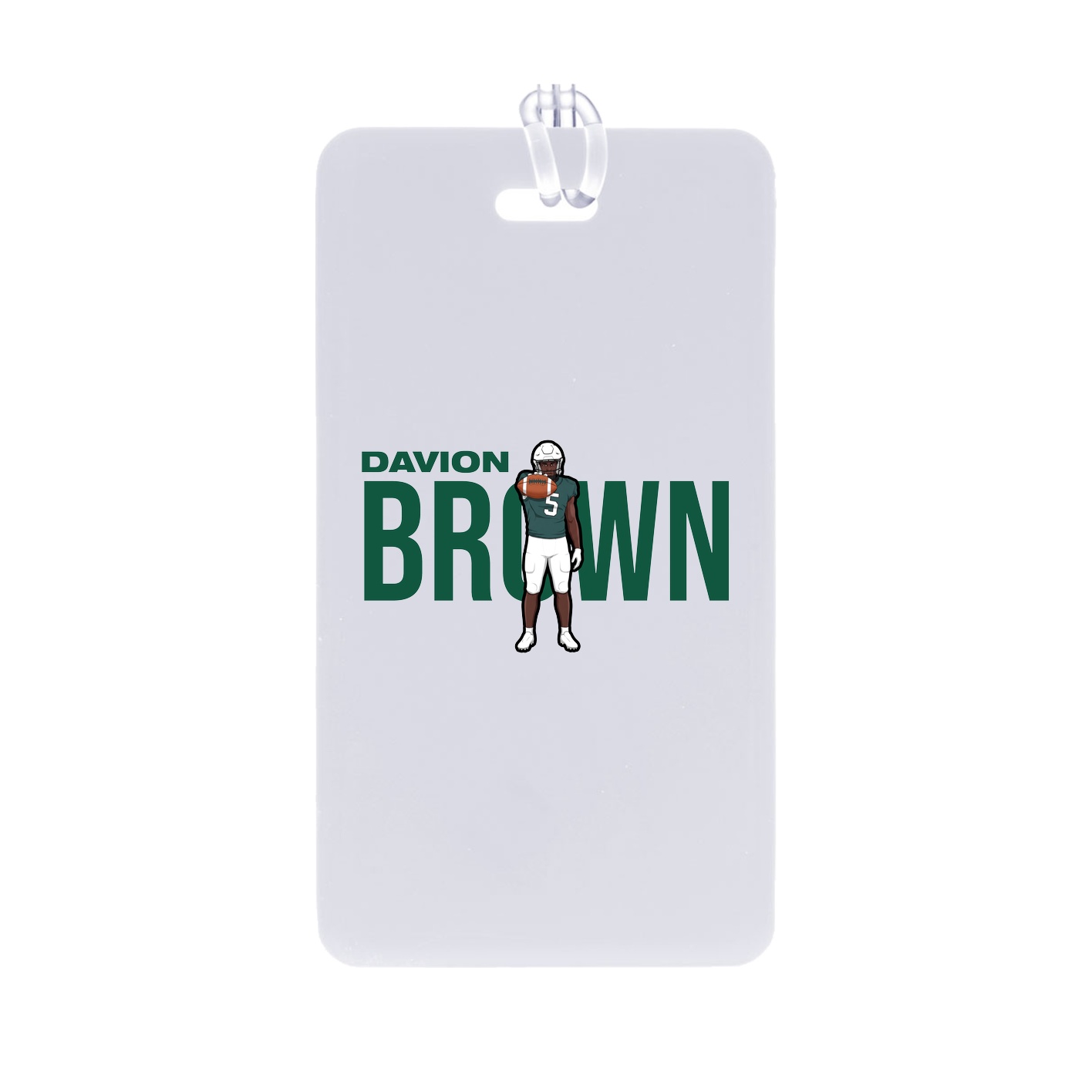 Bag Tag — Player Name in Classic