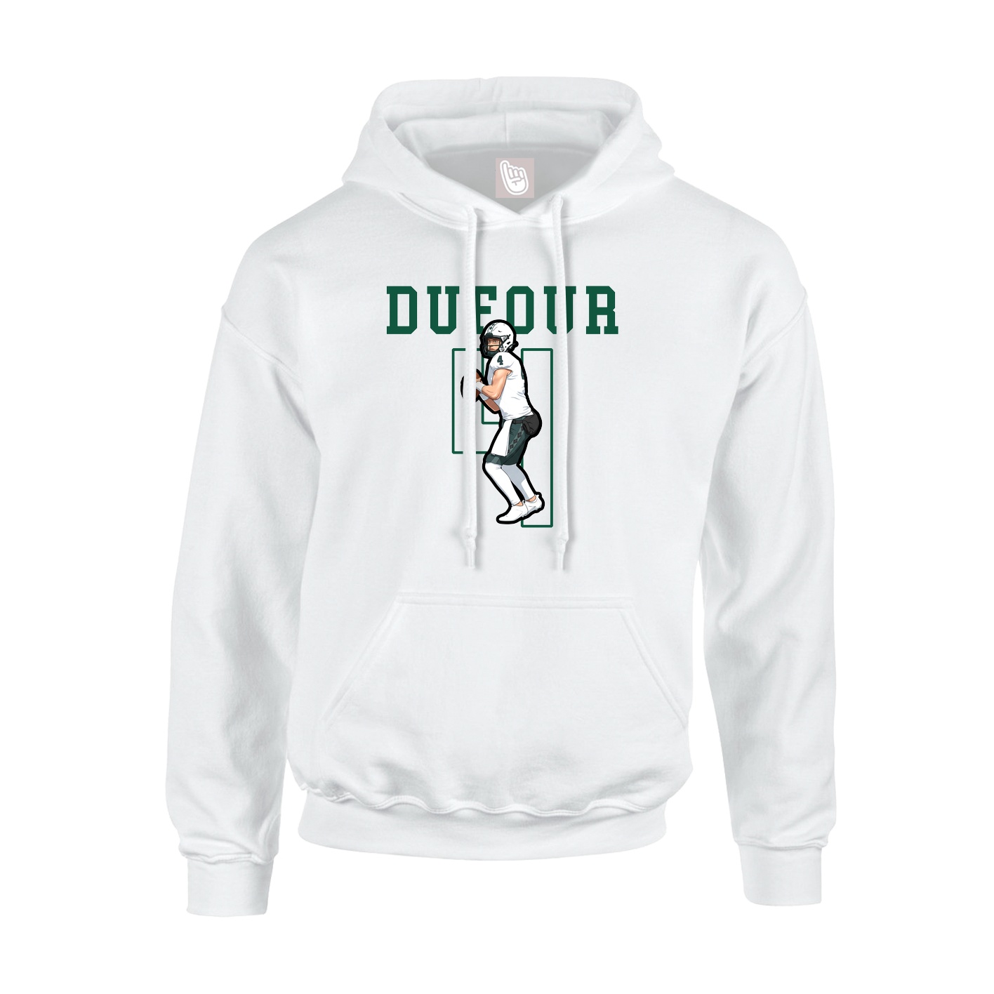 Youth Hoodie — Shirsey in White