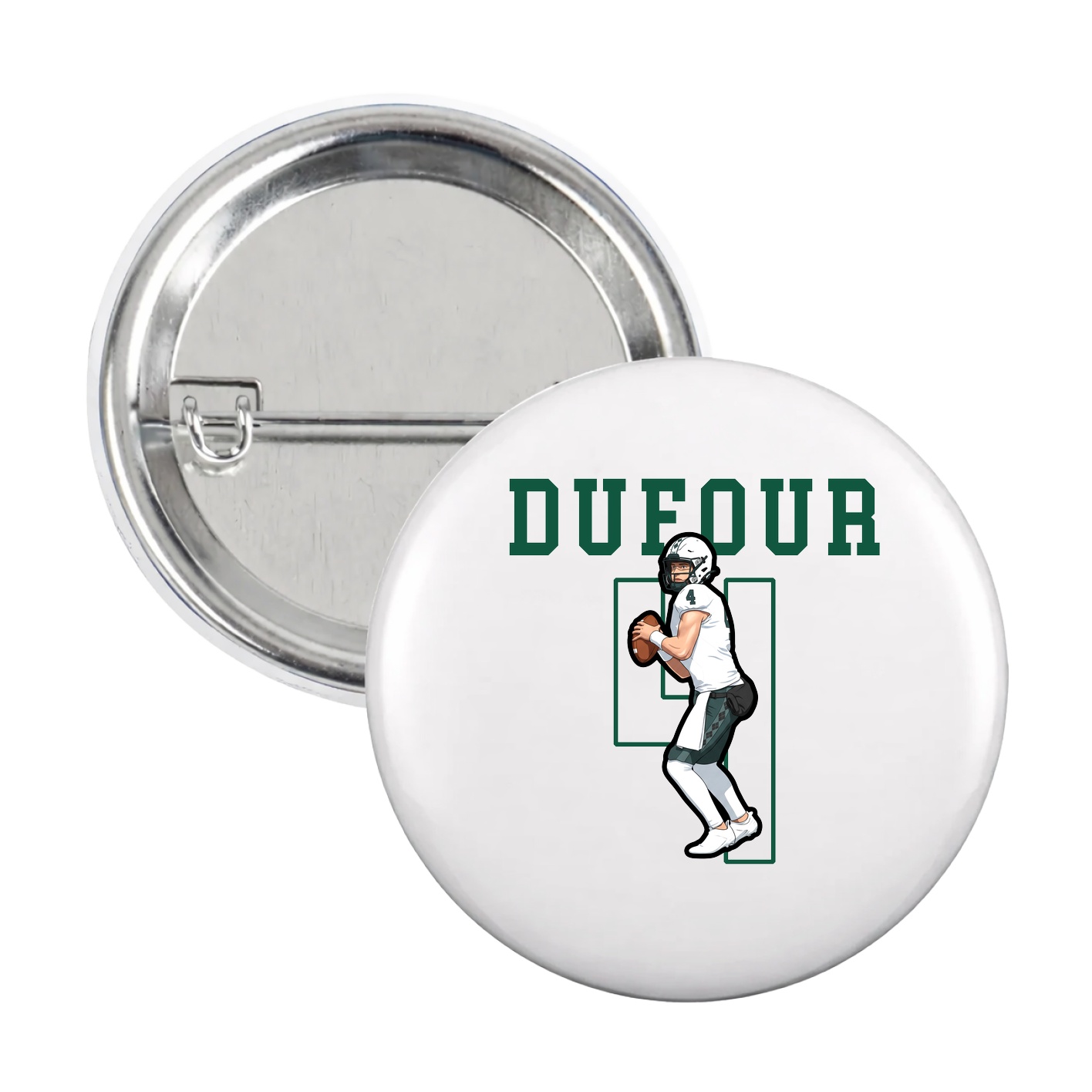 Game Day Button — Shirsey in White