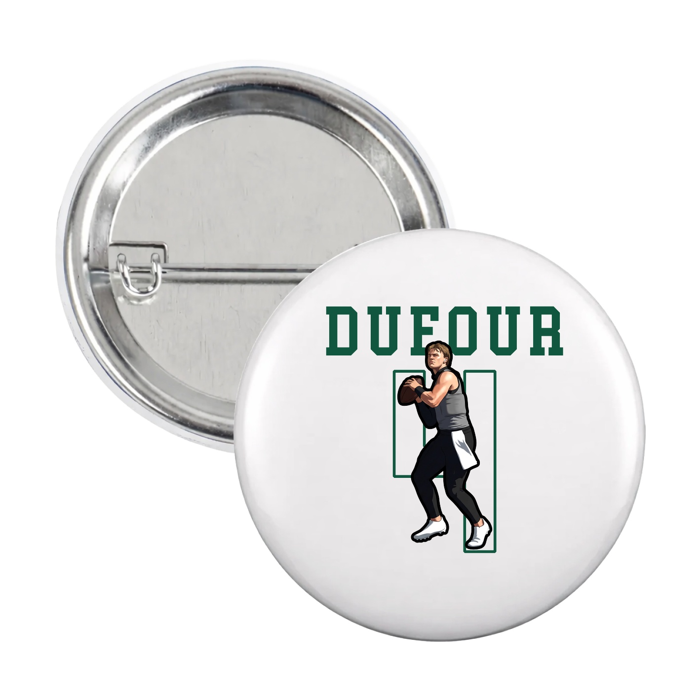 Game Day Button — Shirsey in White