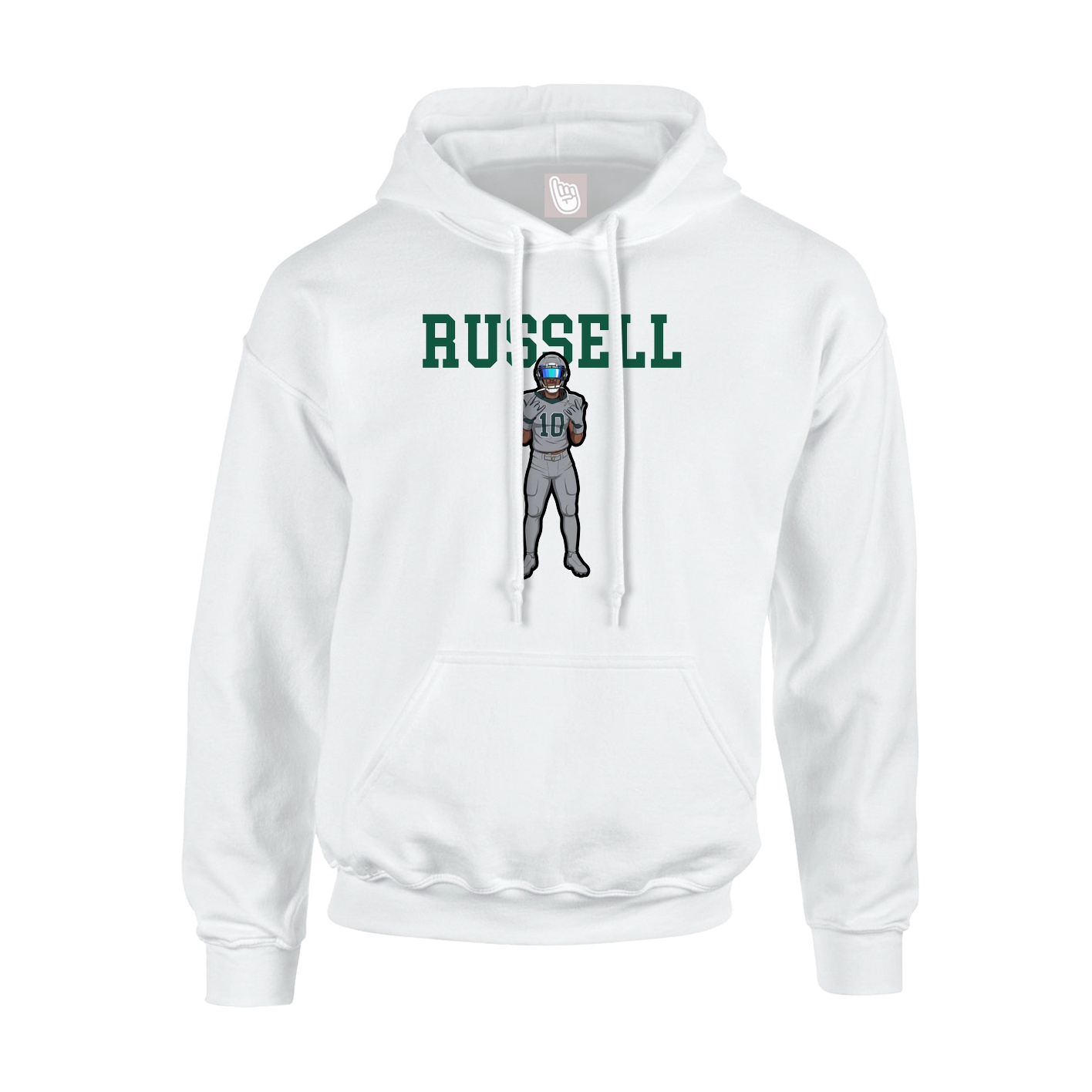 Hoodie — Shirsey in White