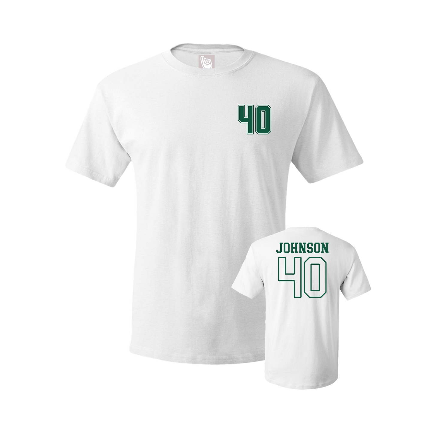 Tee — Chest Back in White