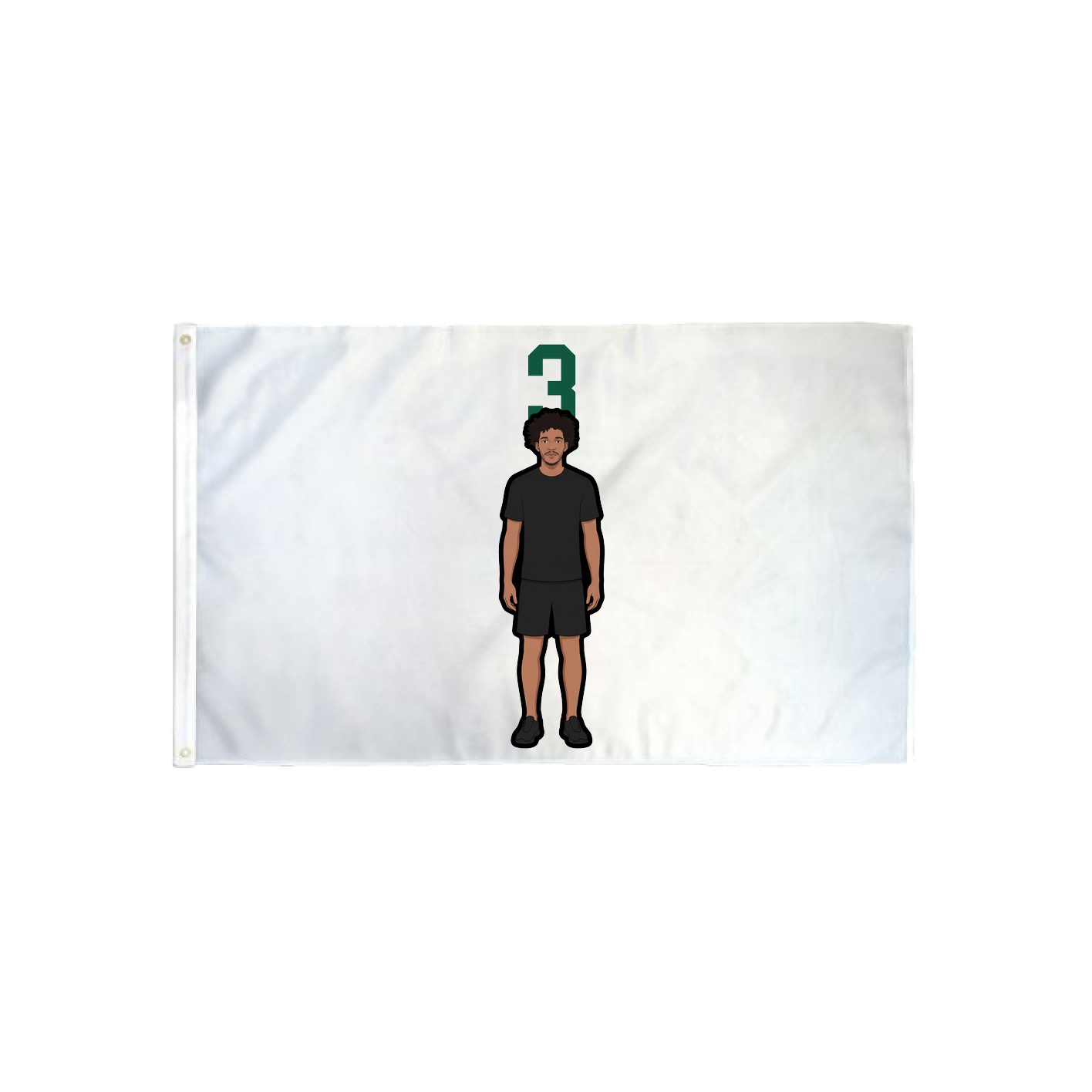 3x5 Flag — Number Top in Classic