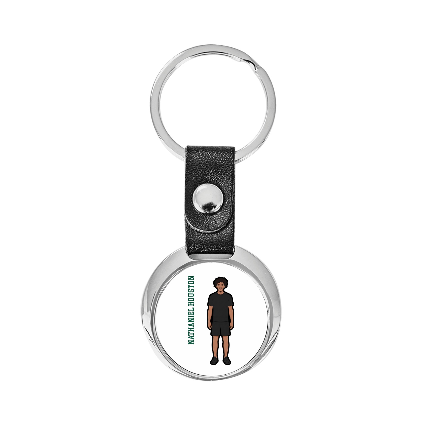 Key Chain — Name Vertical in Classic