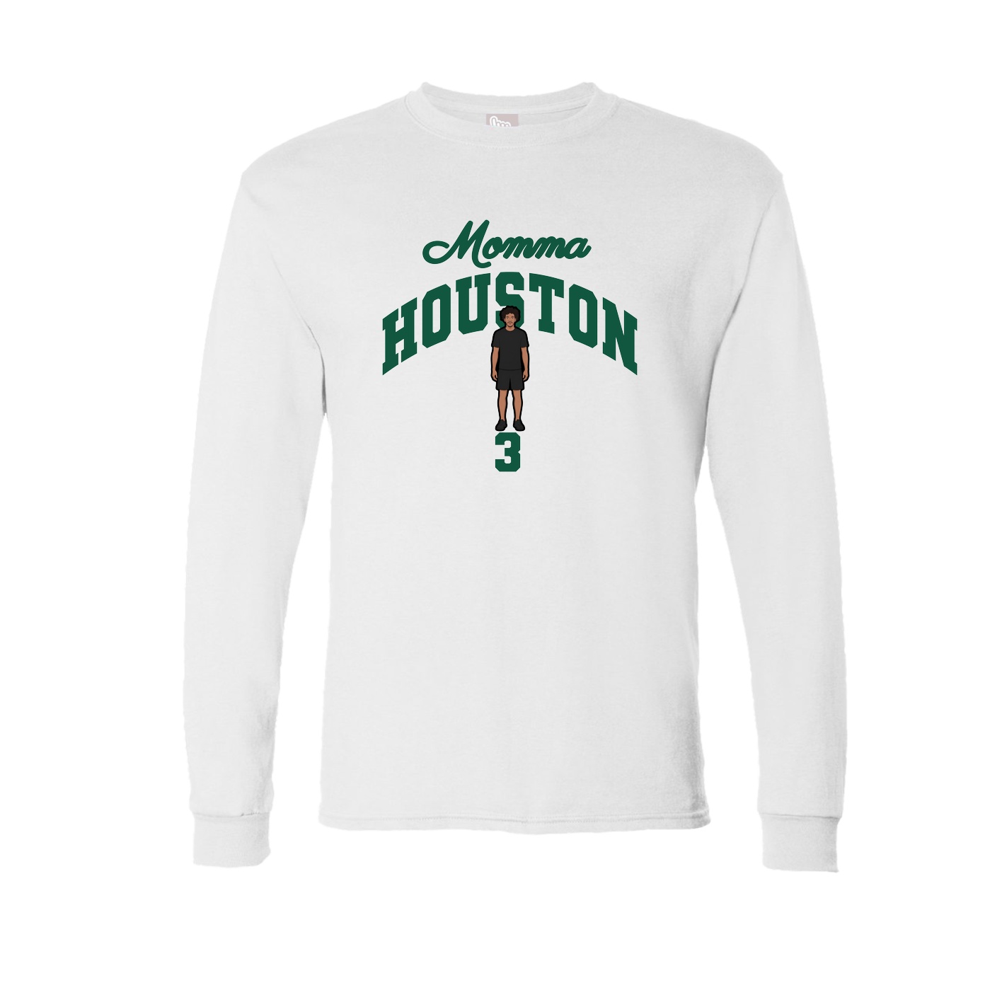 Long Sleeve Tee — Mothers Day Arch in White