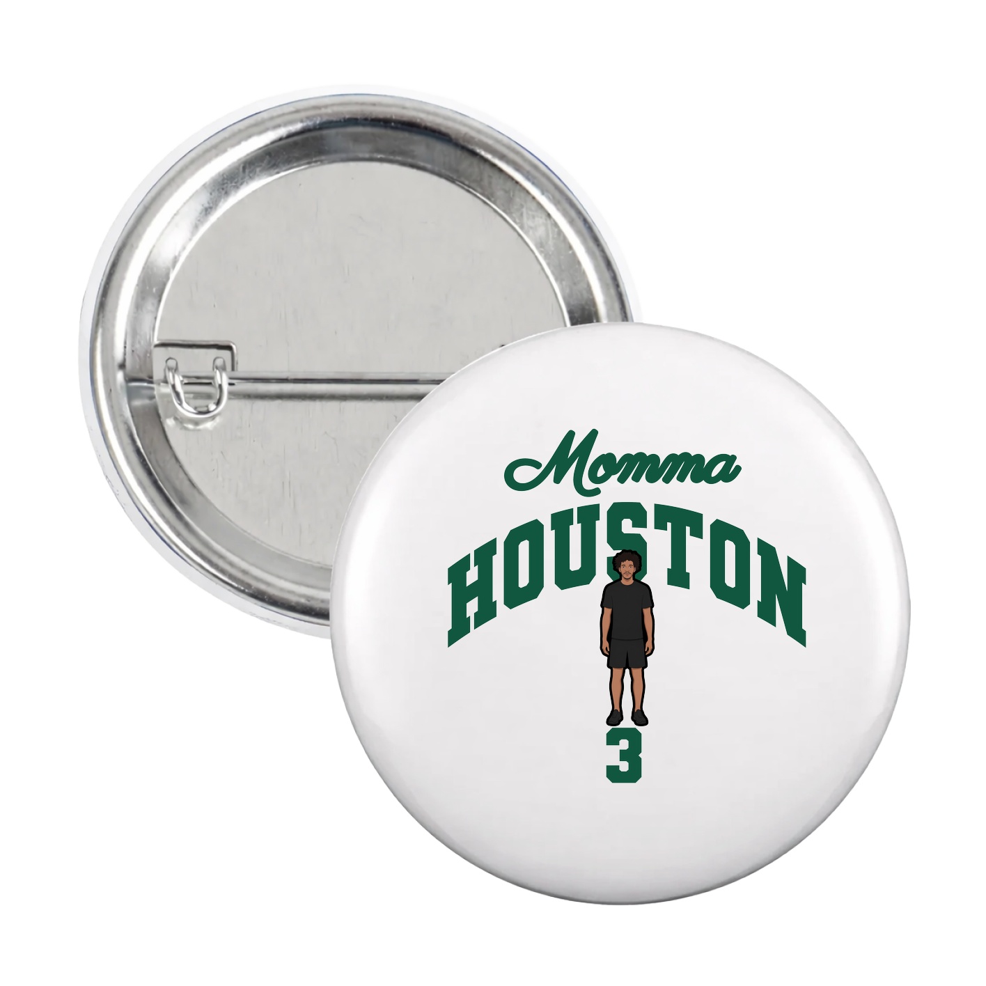 Game Day Button — Mothers Day Arch in White