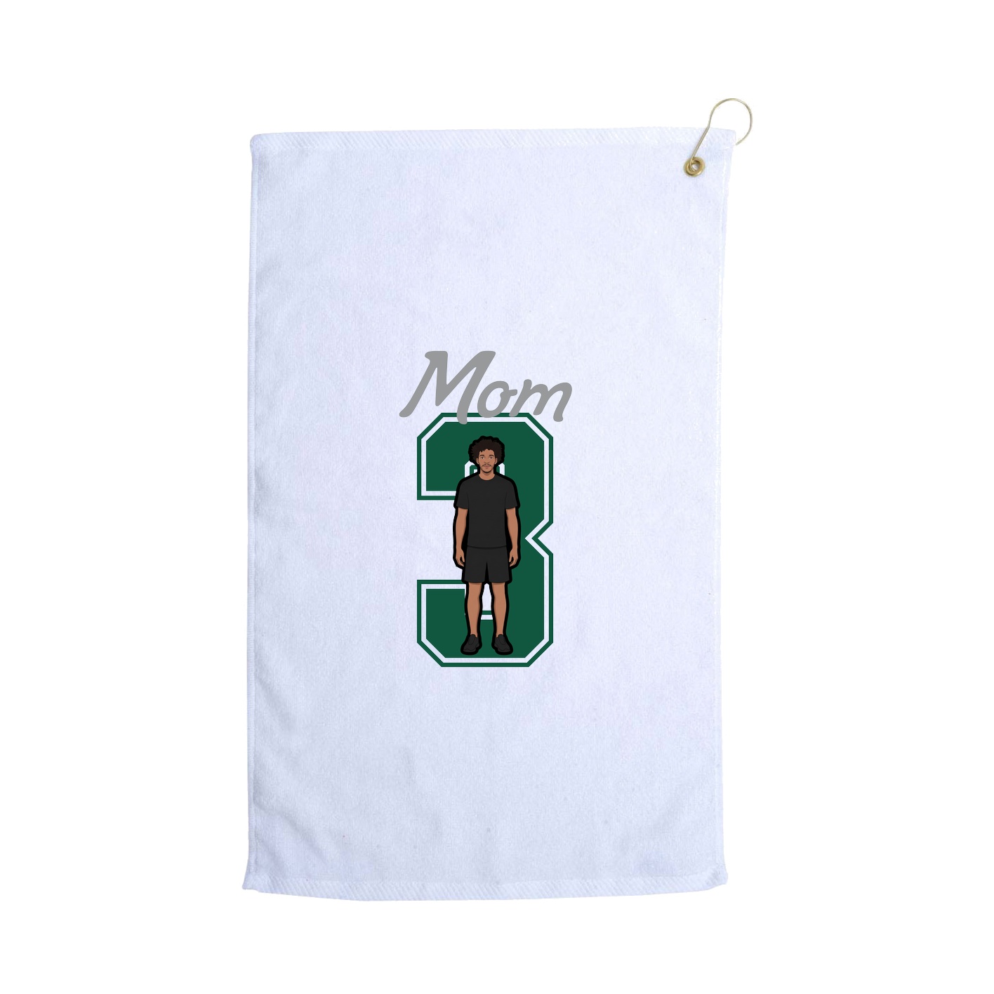 Golf Towel — Mothers Day Shirsey in White