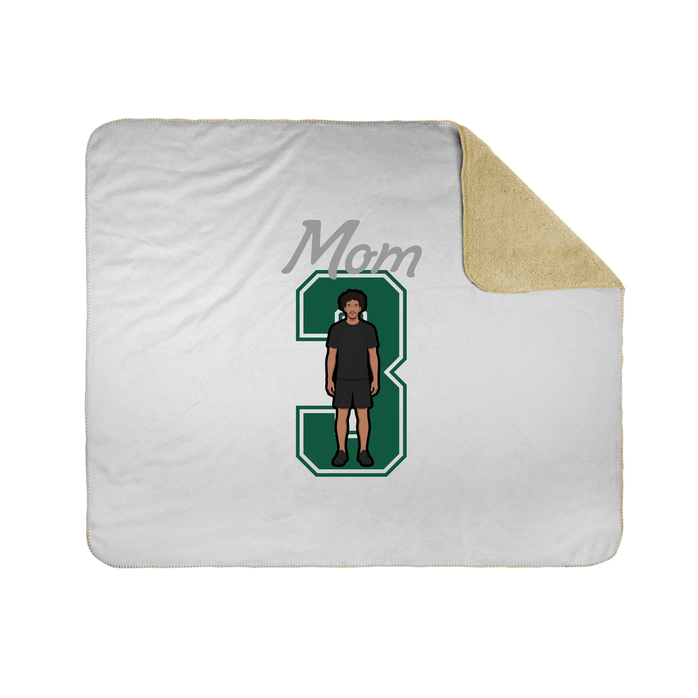 Throw Blanket — Mothers Day Shirsey in White