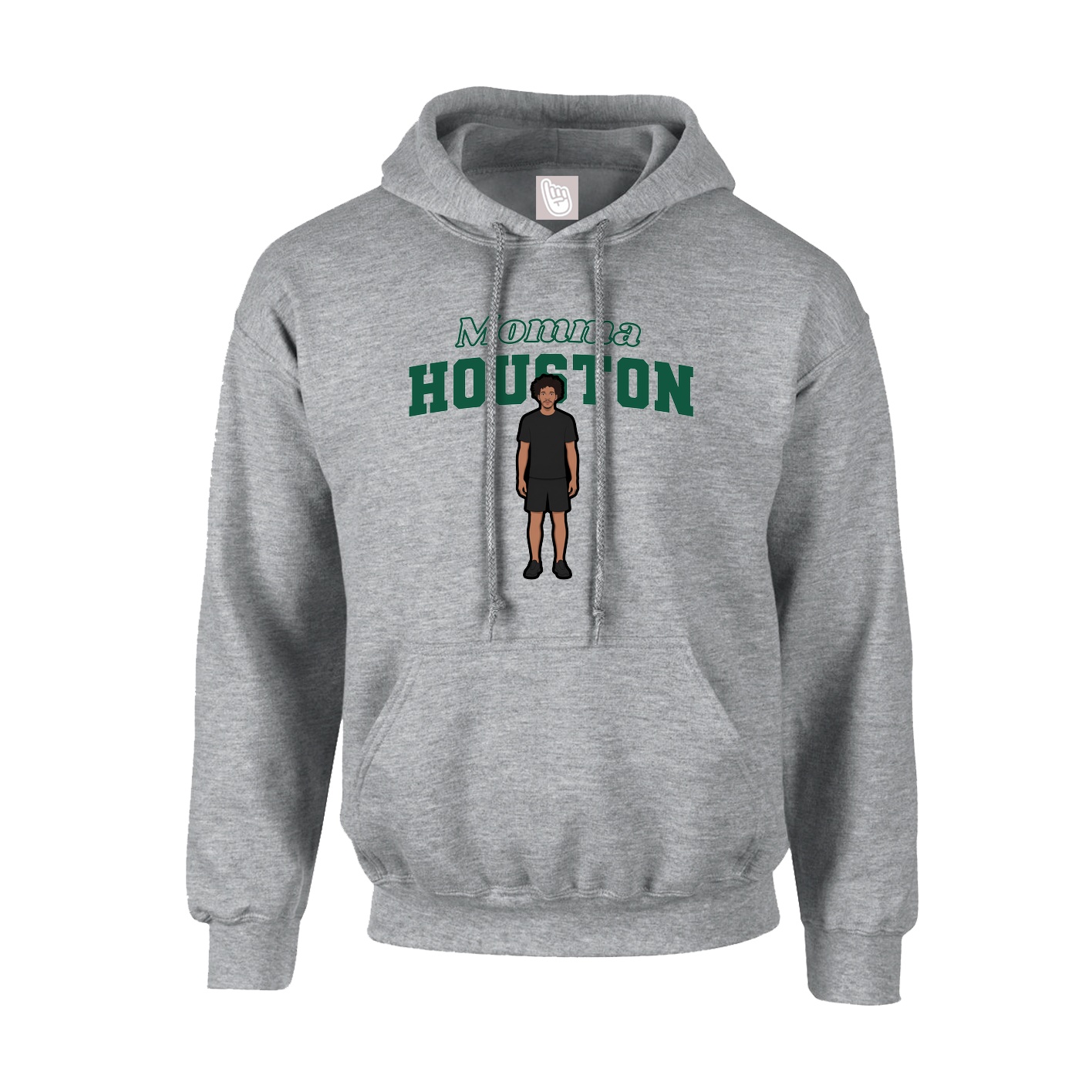 Hoodie — Mothers Day Block in Grey