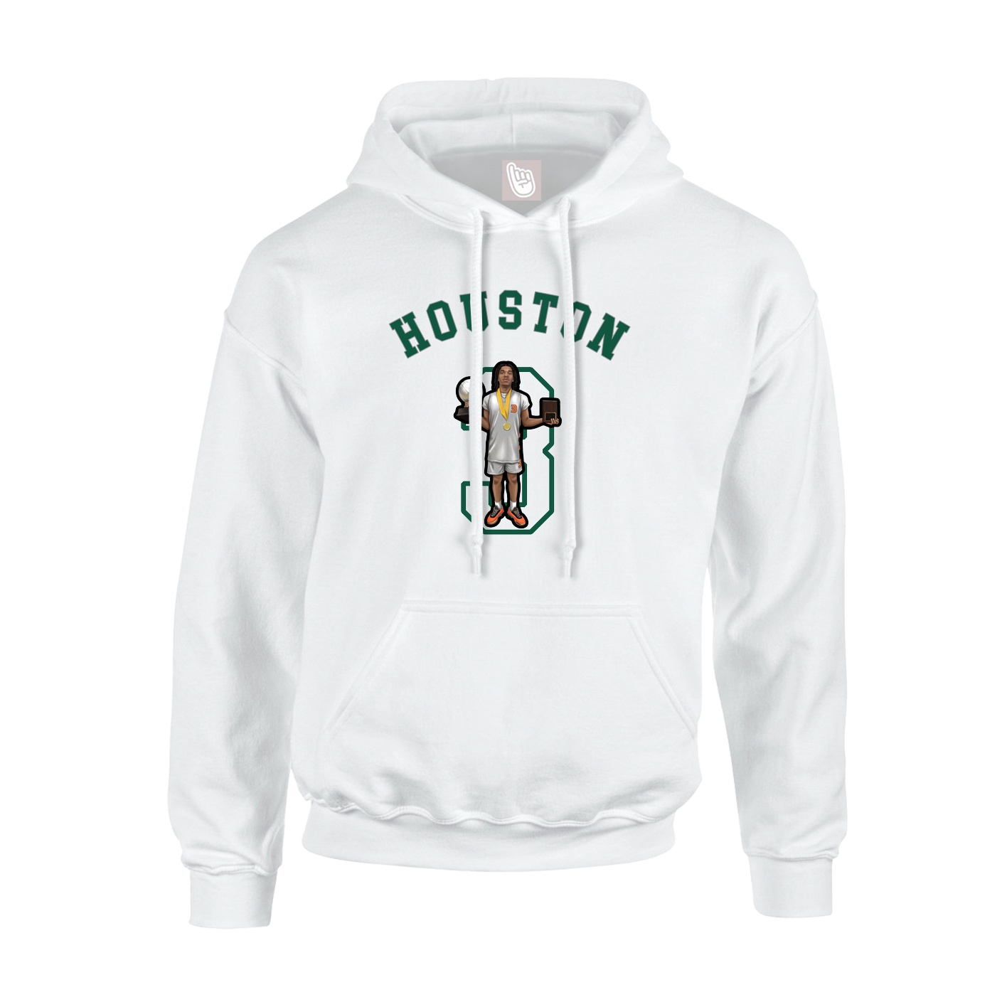 Hoodie — Shirsey Arch in White
