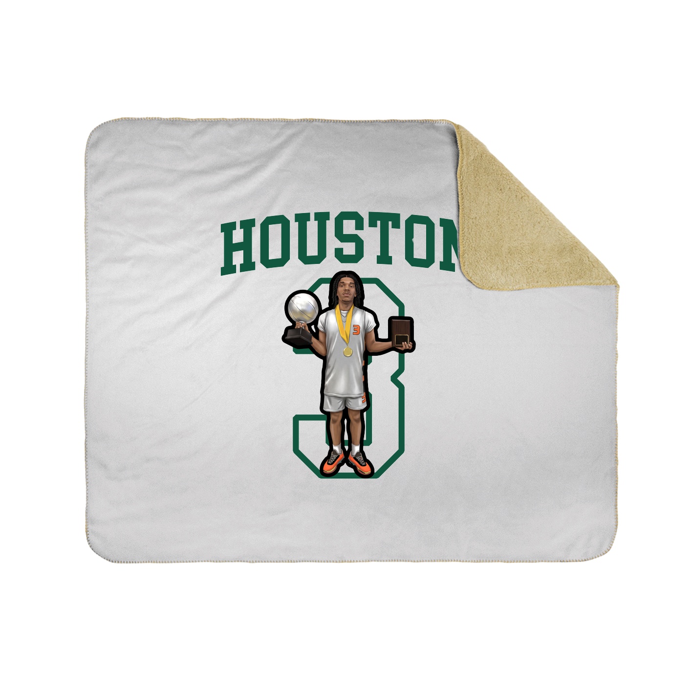 Throw Blanket — Shirsey in White