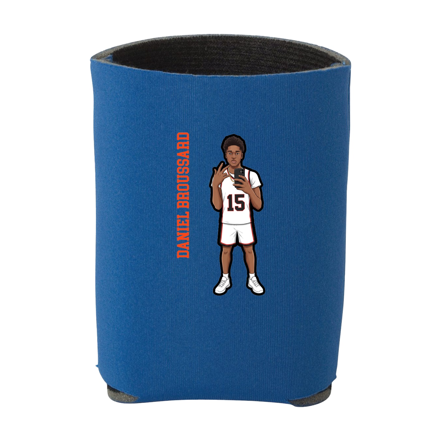 Can Holder — Name Vertical in Royal