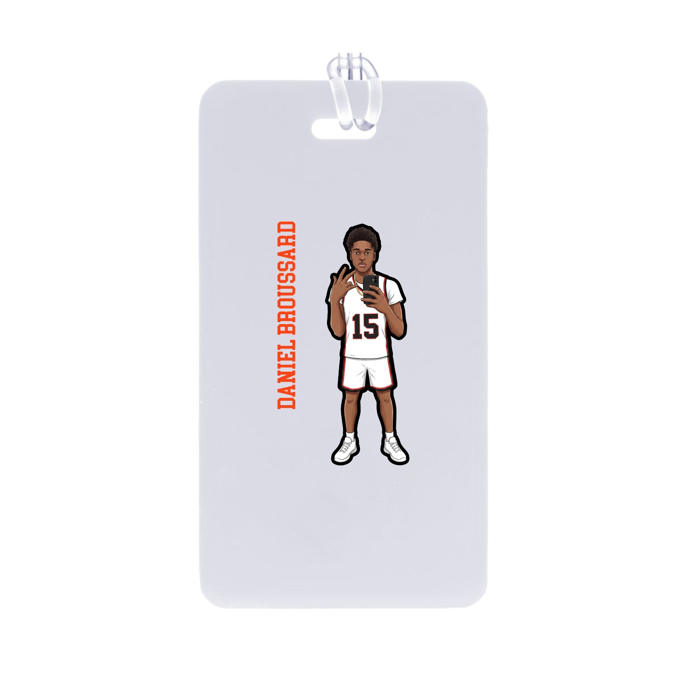 Bag Tag — Name Vertical in Classic