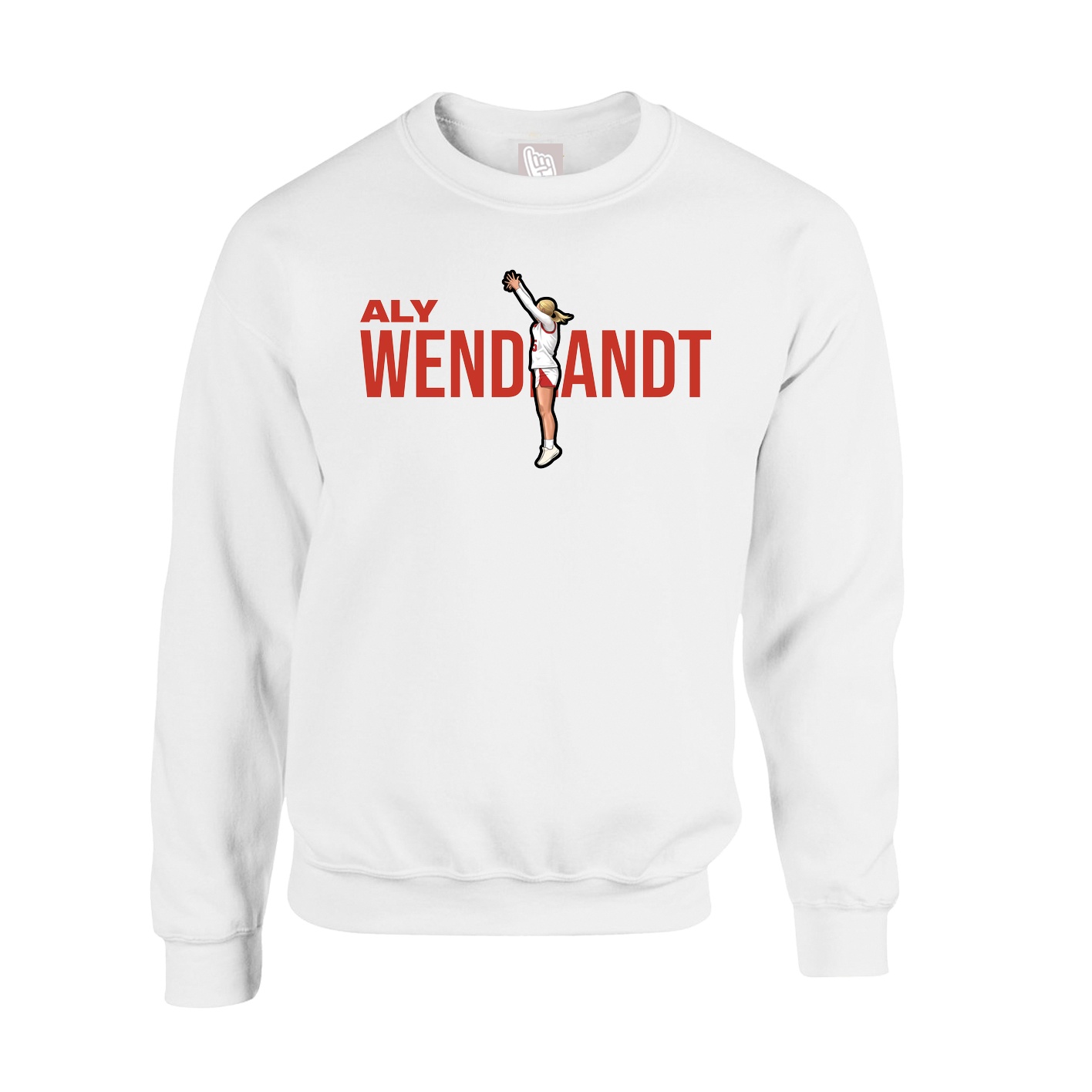 Fleece Crew — Player Name in White
