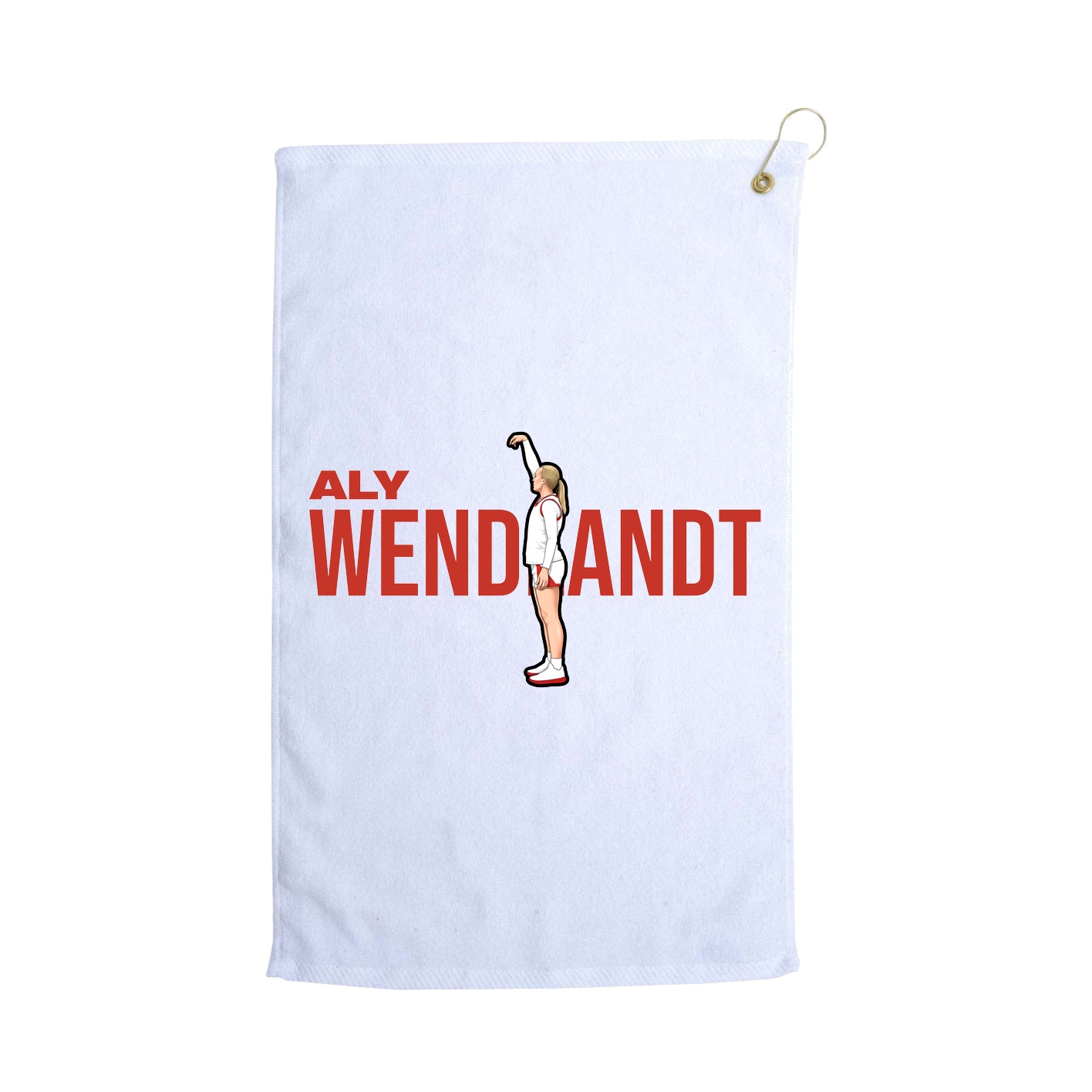 Golf Towel — Player Name in White