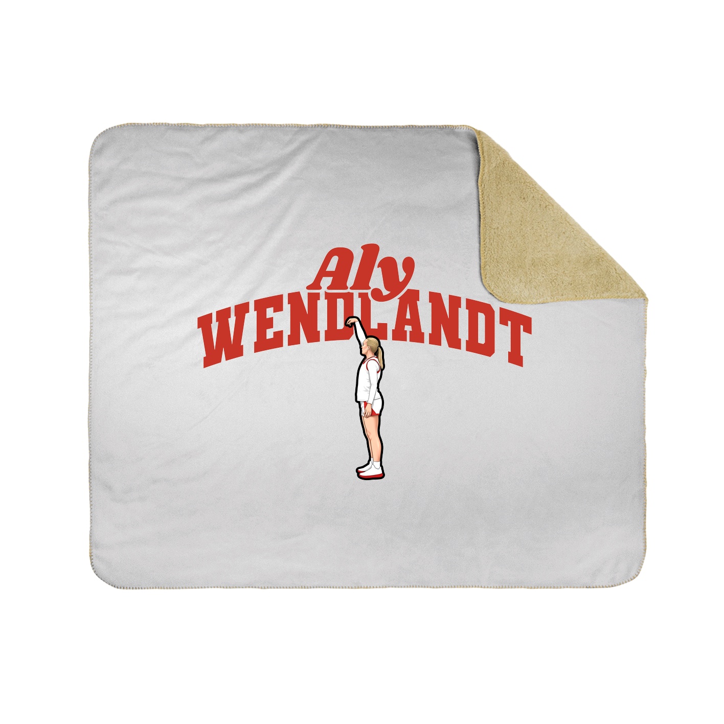 Throw Blanket — Signature Arch in White