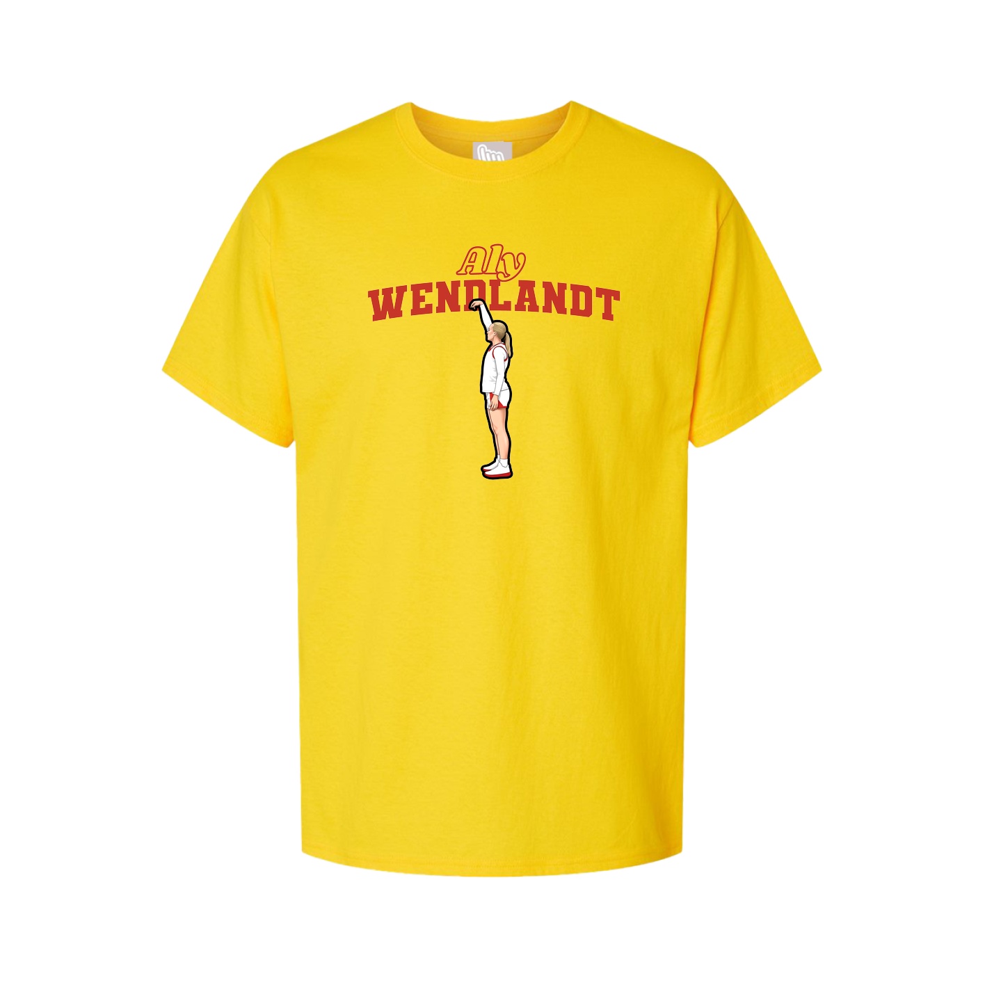 Youth Tee — Name Arch in Gold